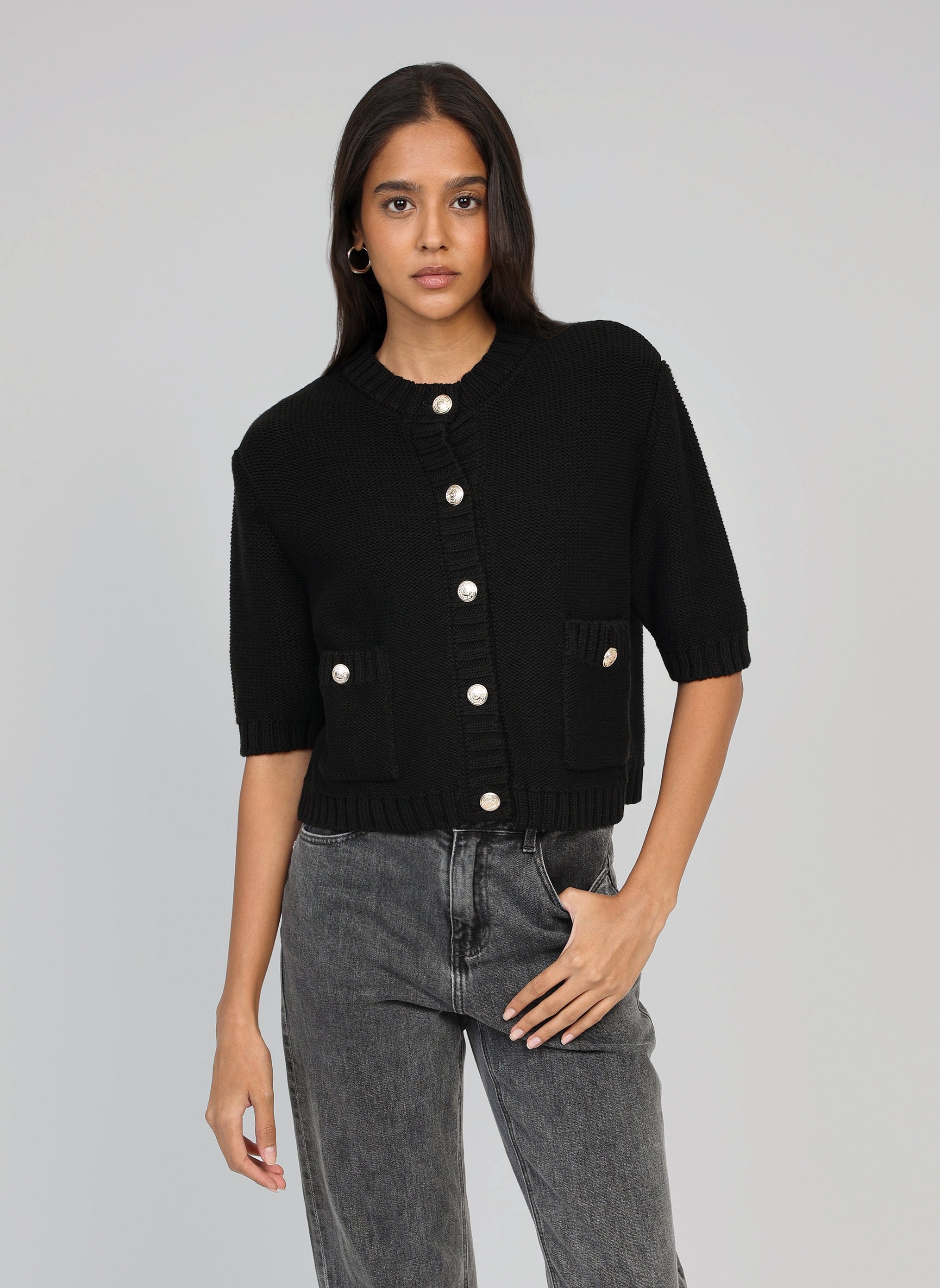 CARDIGAN VARIANA noir