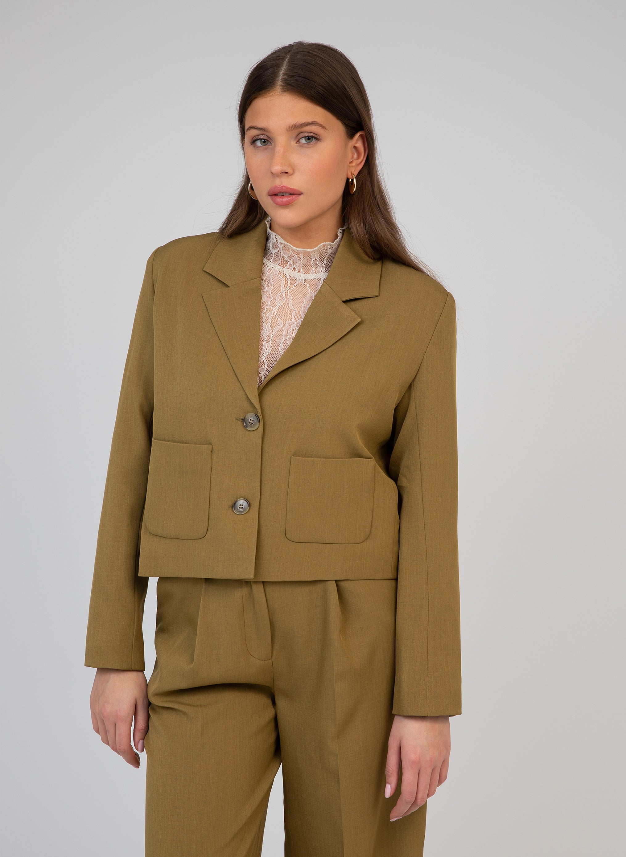 VESTE ZATALIA olive
