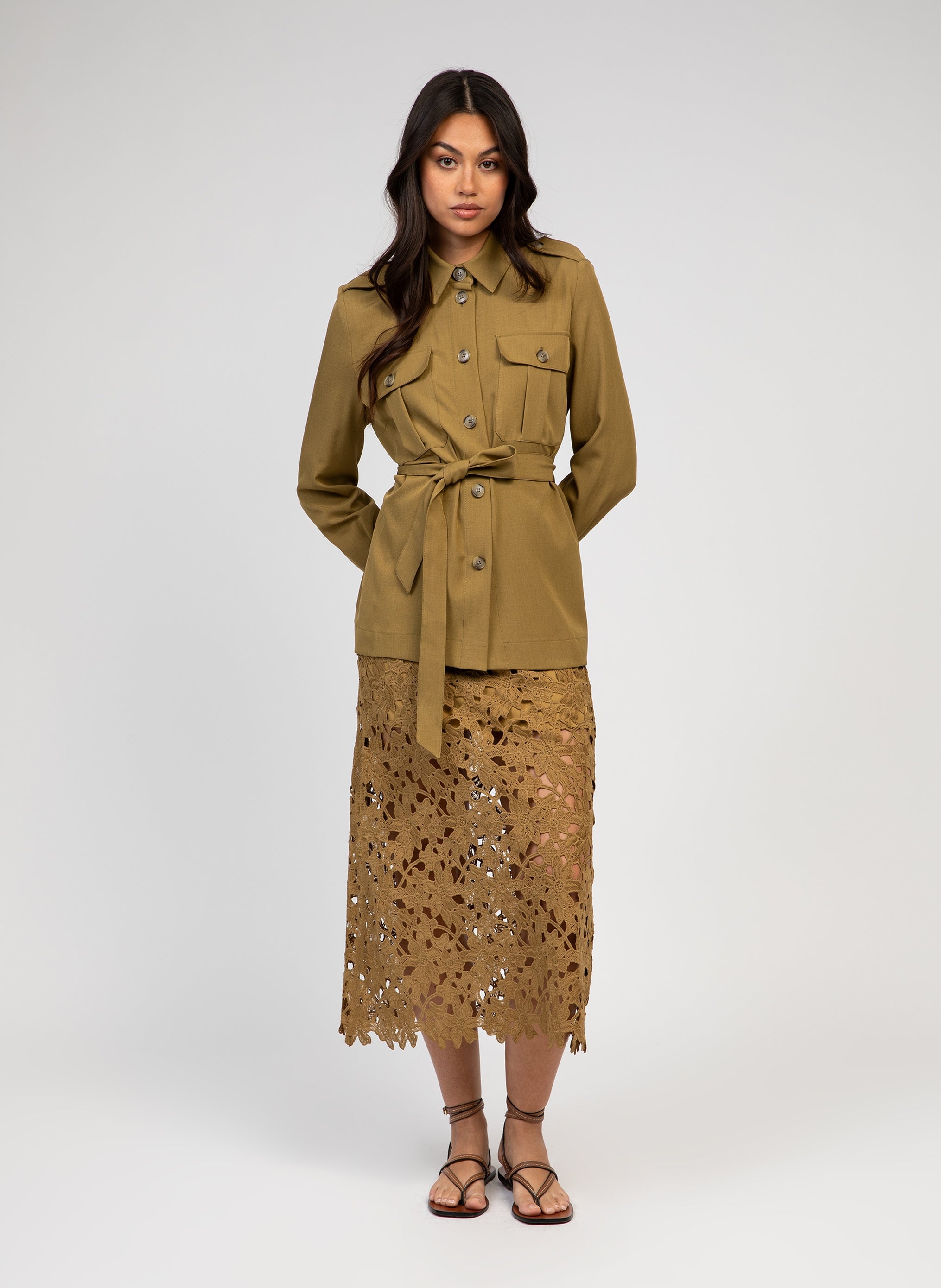 VESTE ZOALICE olive