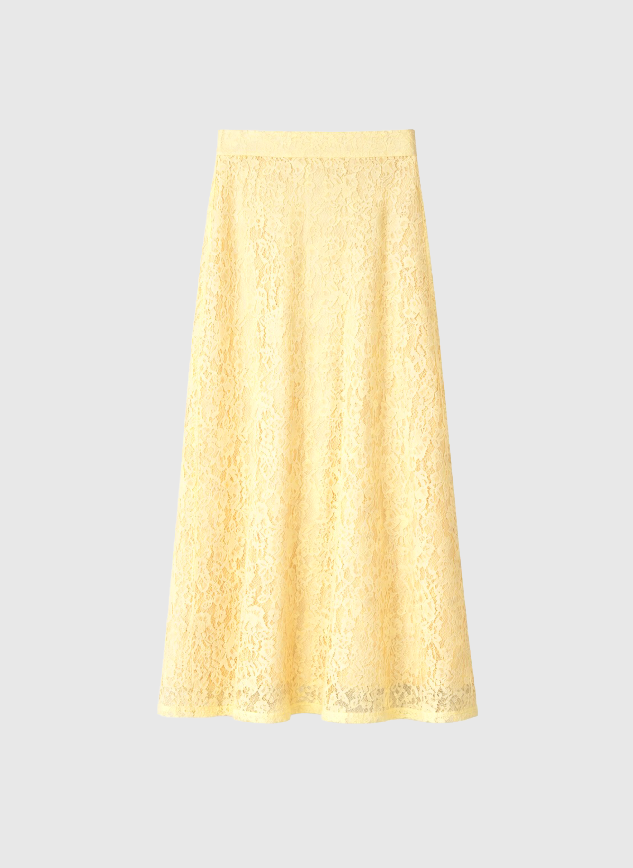 JUPE LONGUE JUVYNA jaune