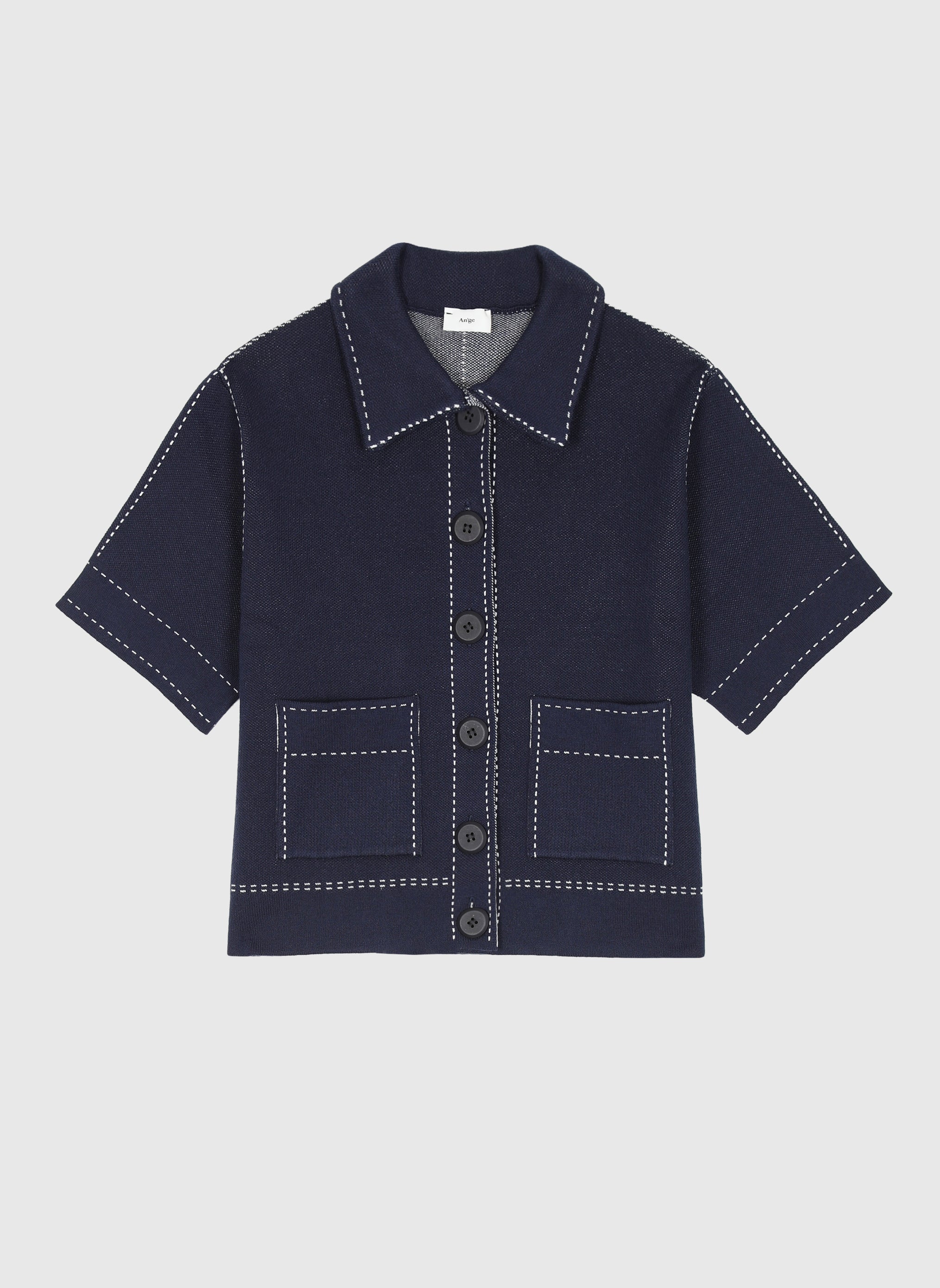 GILET LEBILLY marine