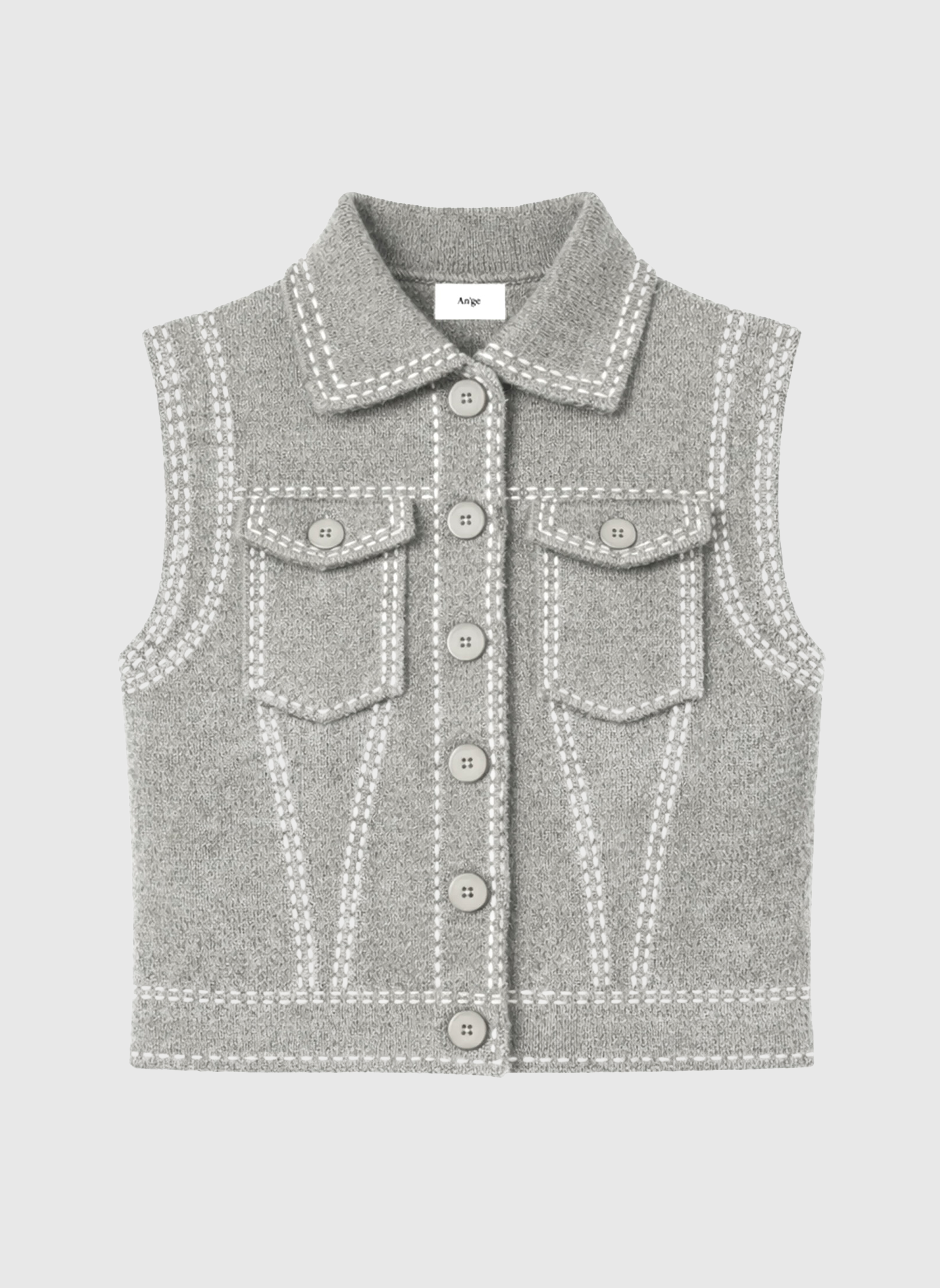 GILET LEWAYNE gris