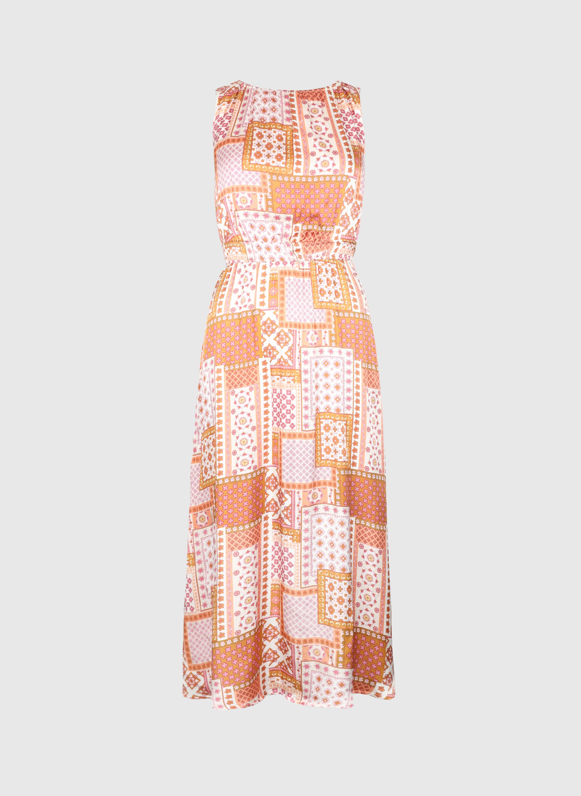 ROBE MIDI MILHAN patchila ocre