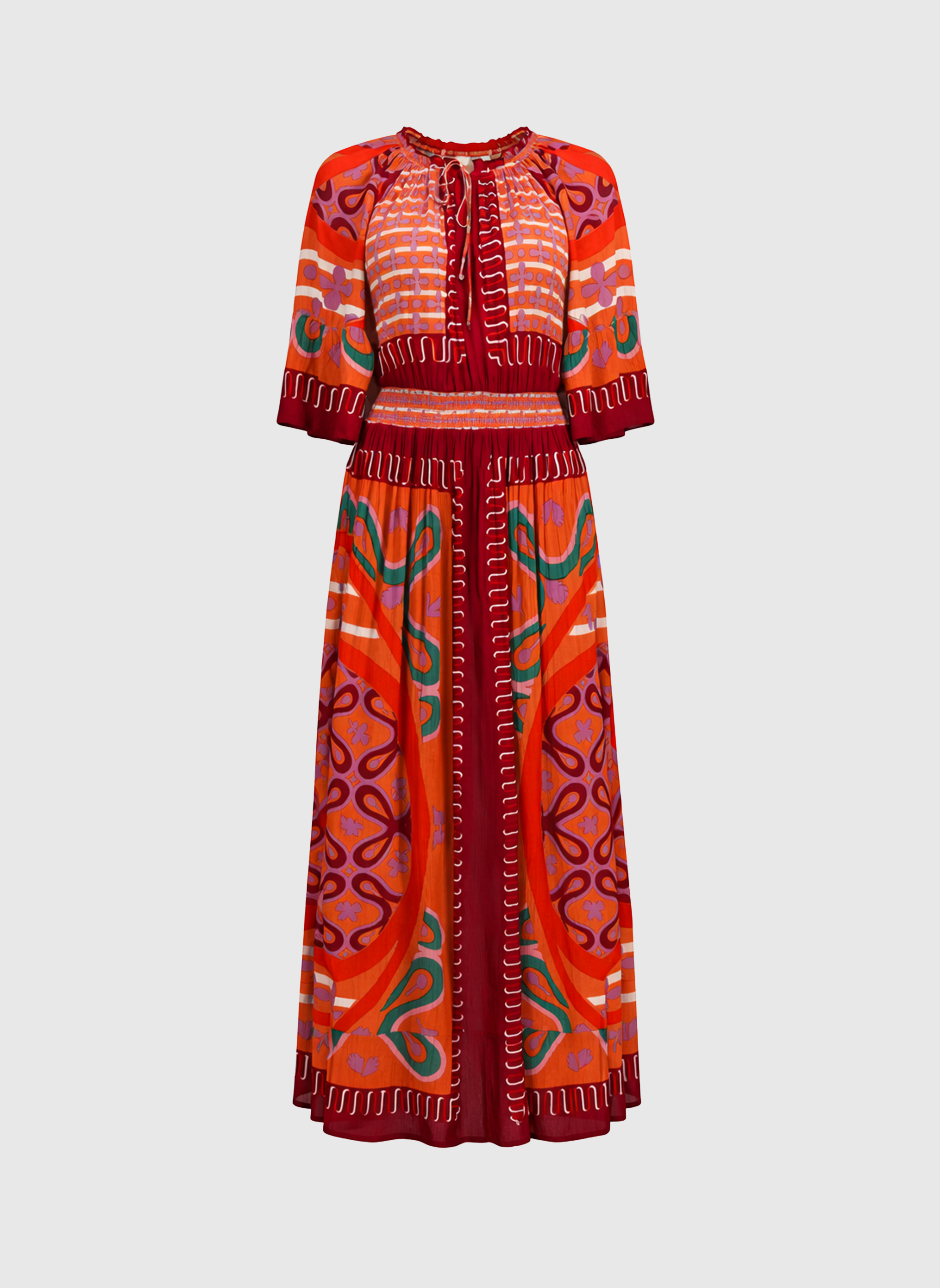 ROBE LONGUE OLYMPY carkova caramel