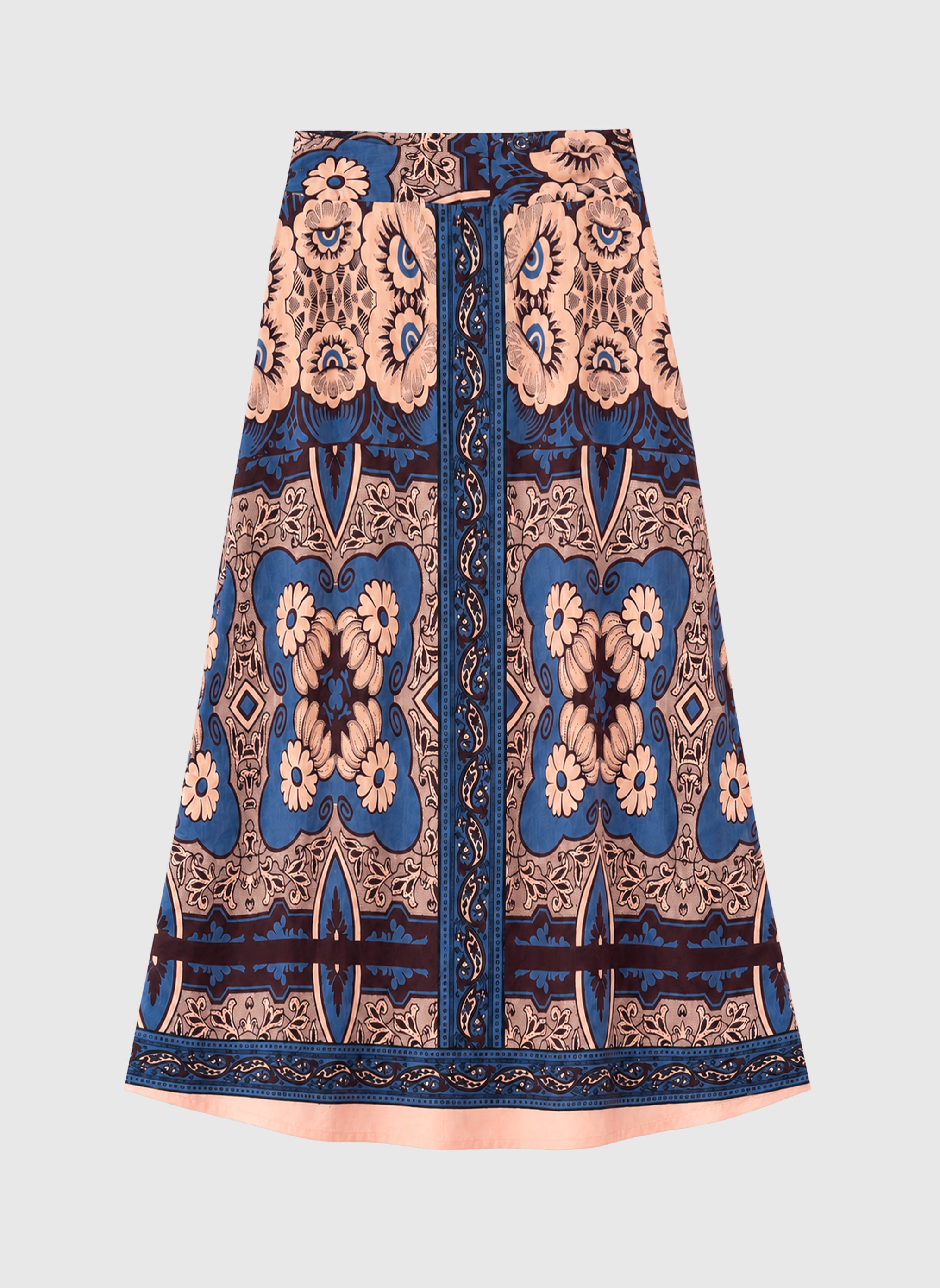 JUPE LONGUE ROBINETA vitali bleu