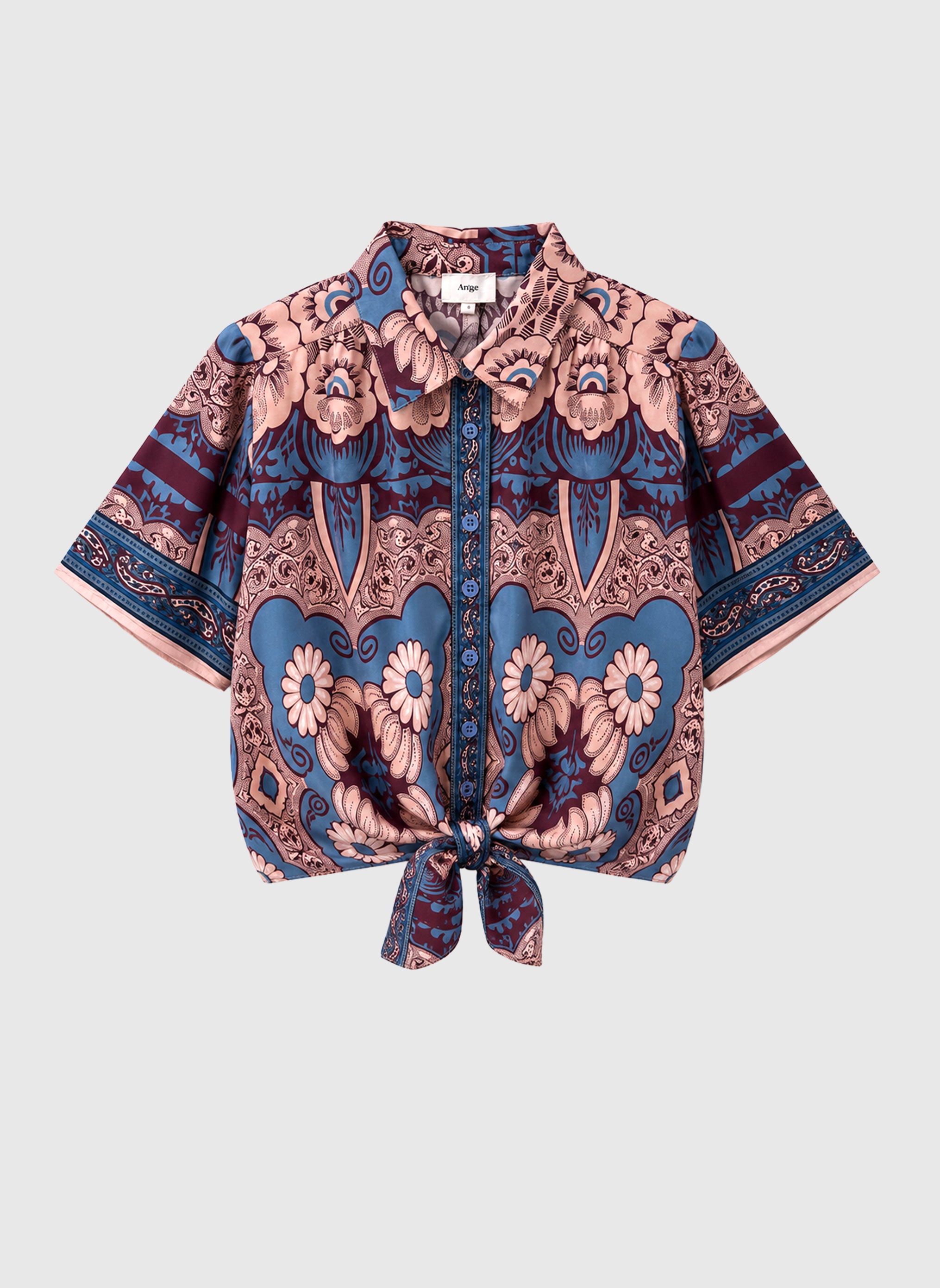 CHEMISE SUZANIE vitali bleu