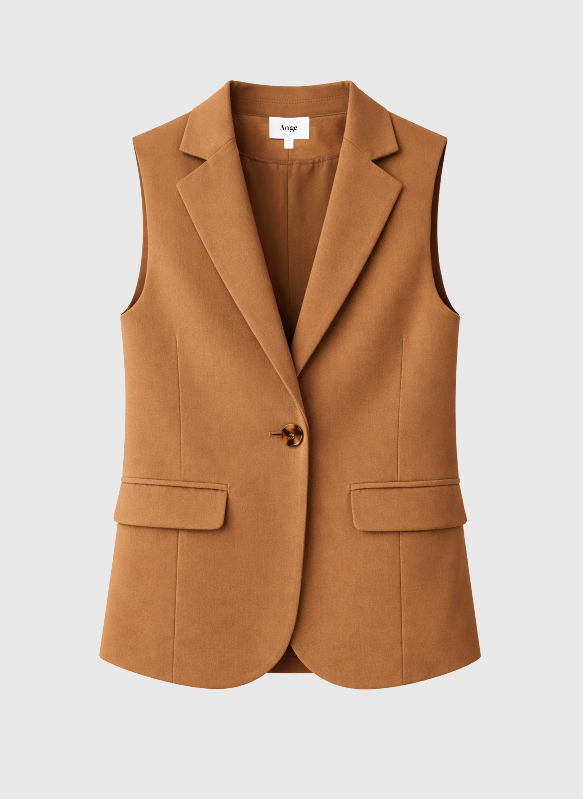 VESTE SANS MANCHES ZAKARITA daim