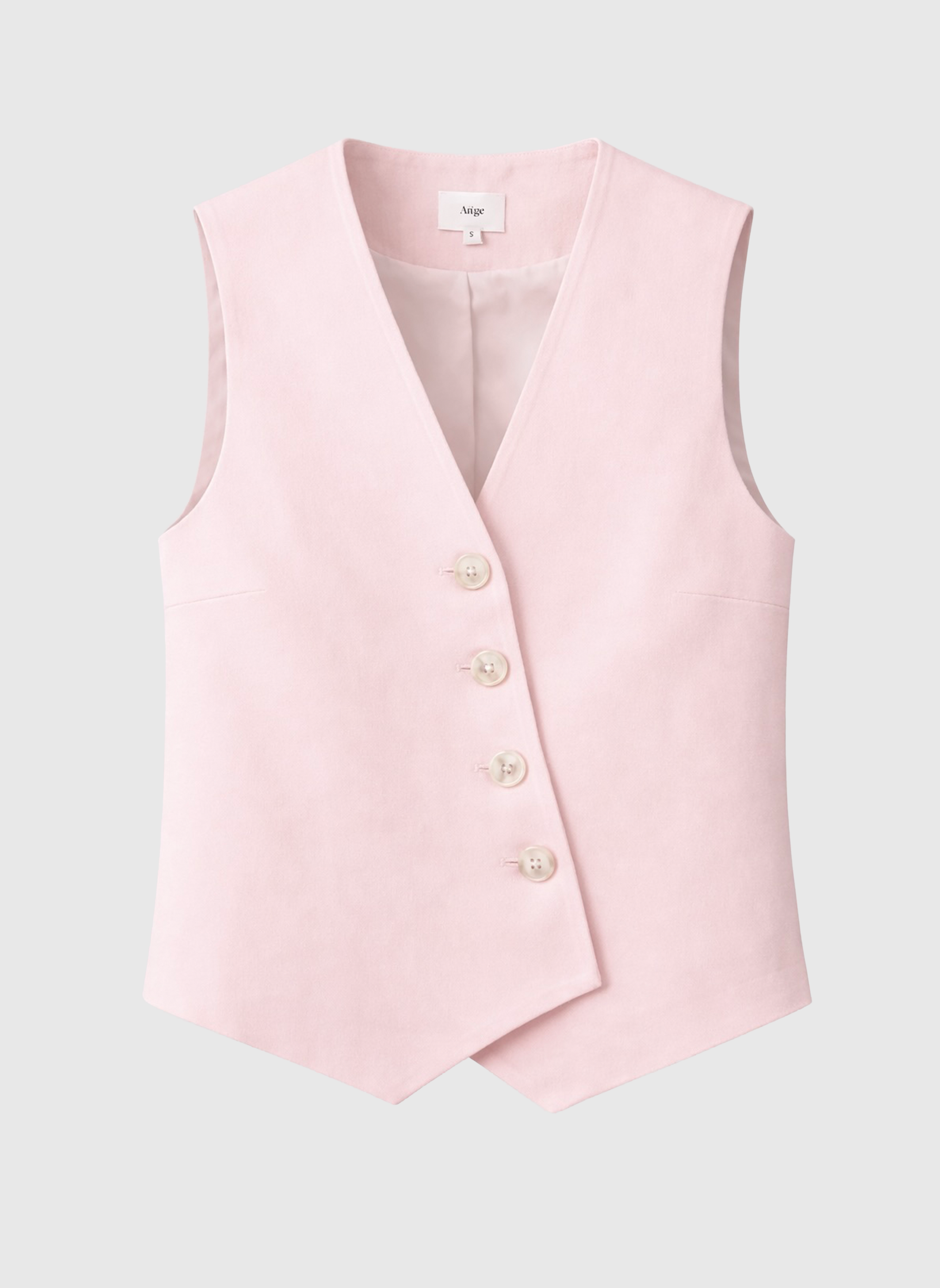 GILET ZAKINA rose