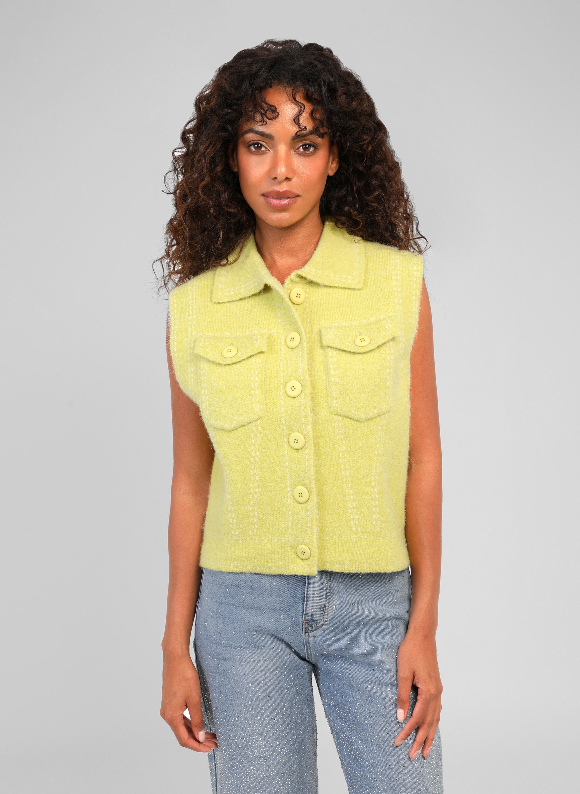 GILET LEWAYNE lemon