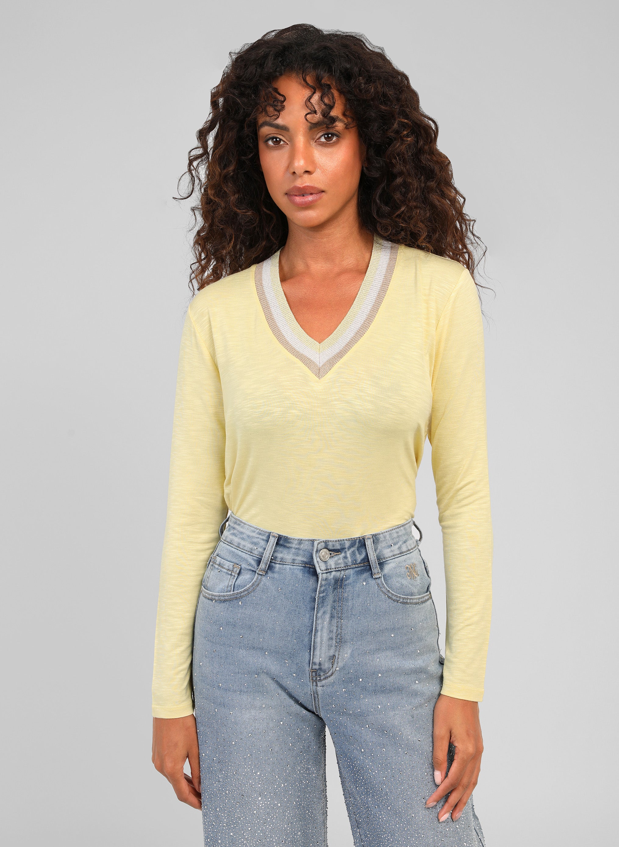 T-SHIRT TONGALI paille