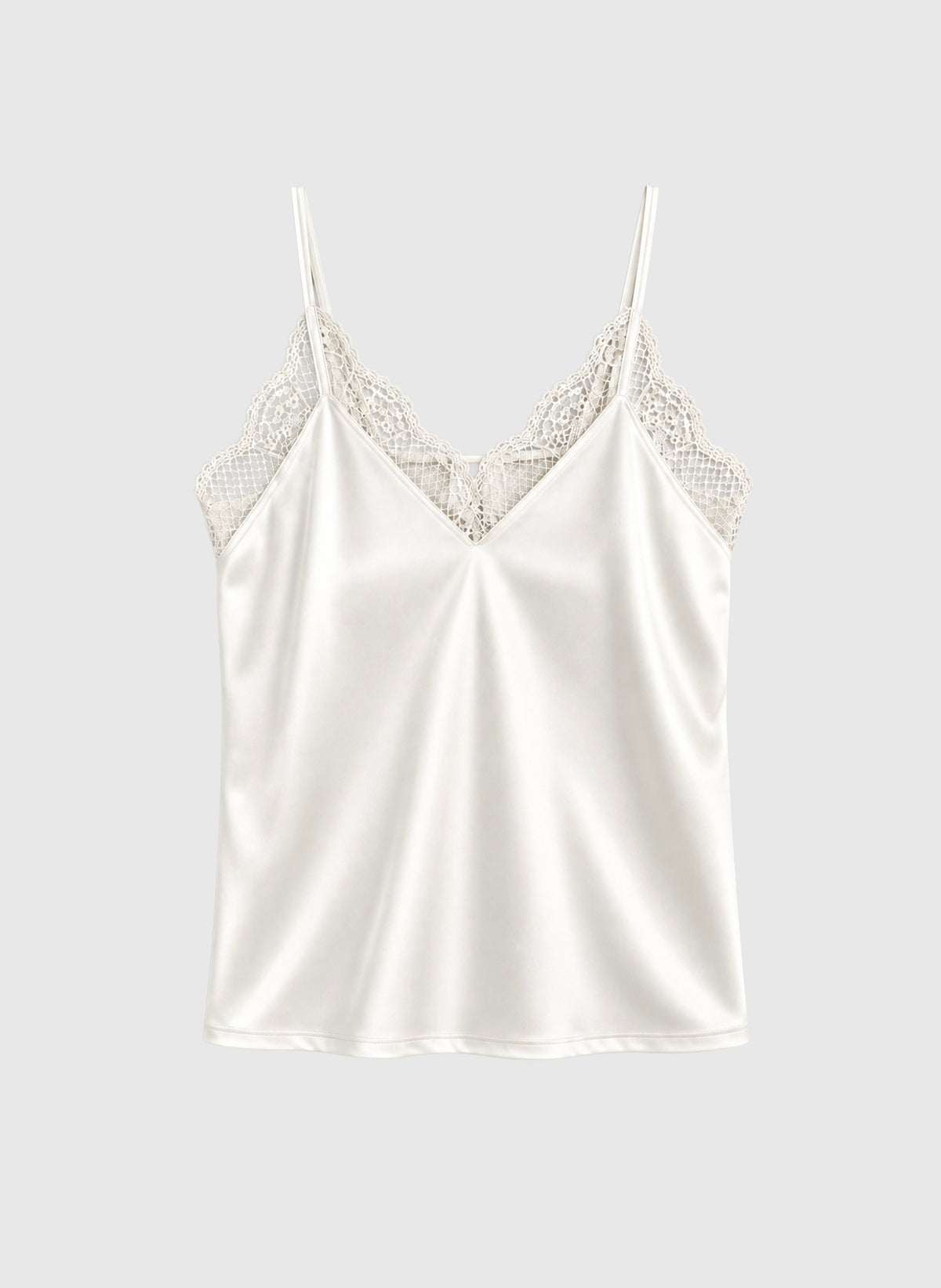 CAMISETA SIN MANGAS ADELAMY en color blanco roto