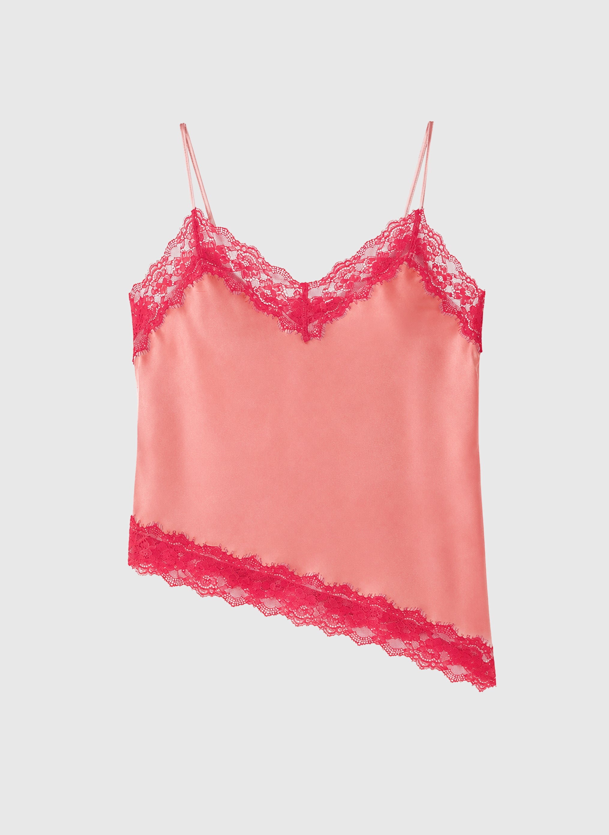 CAMISETA SIN MANGAS ALEXANA color coral