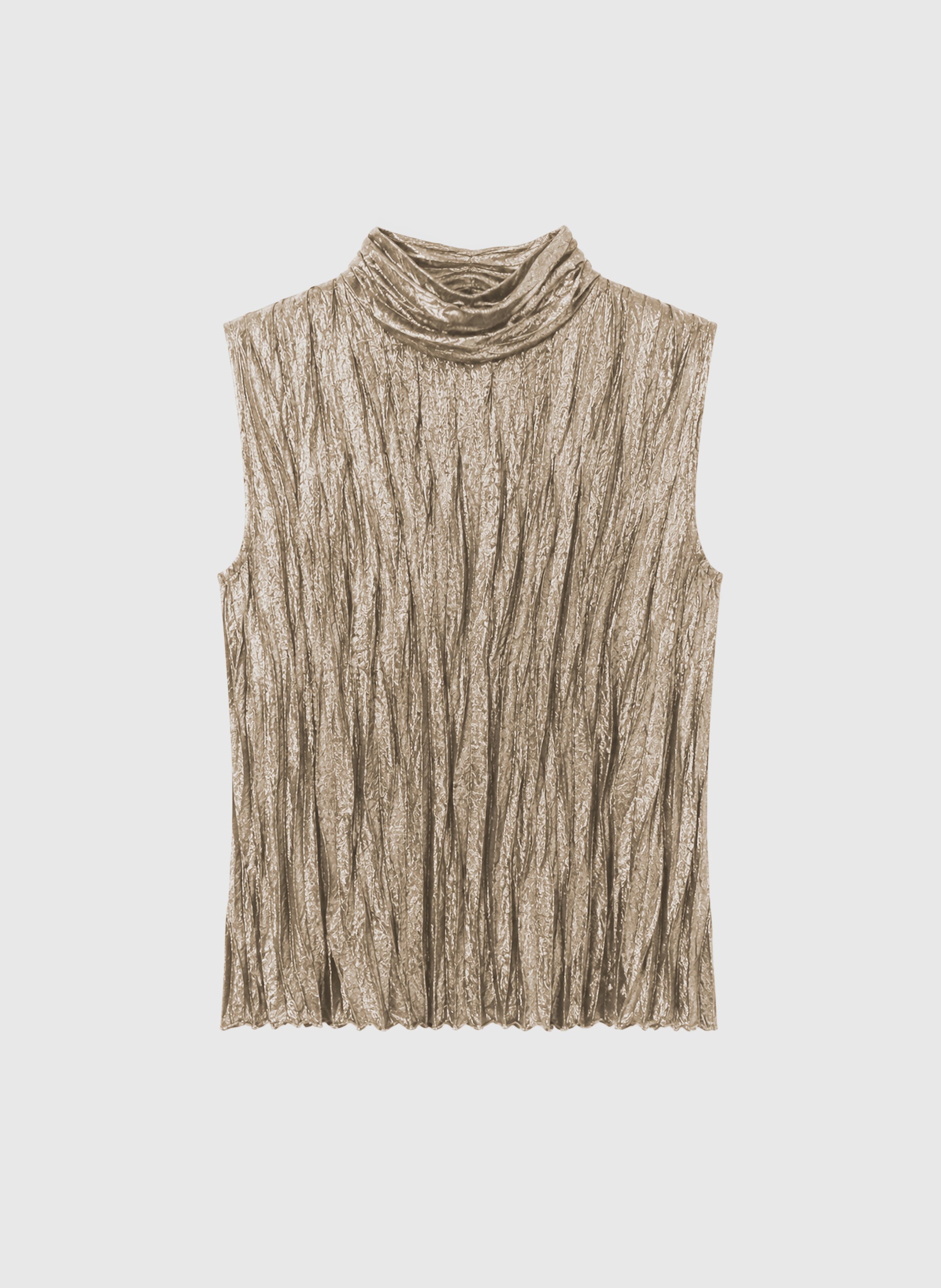 CAMISETA SIN MANGAS AMIRA dorada