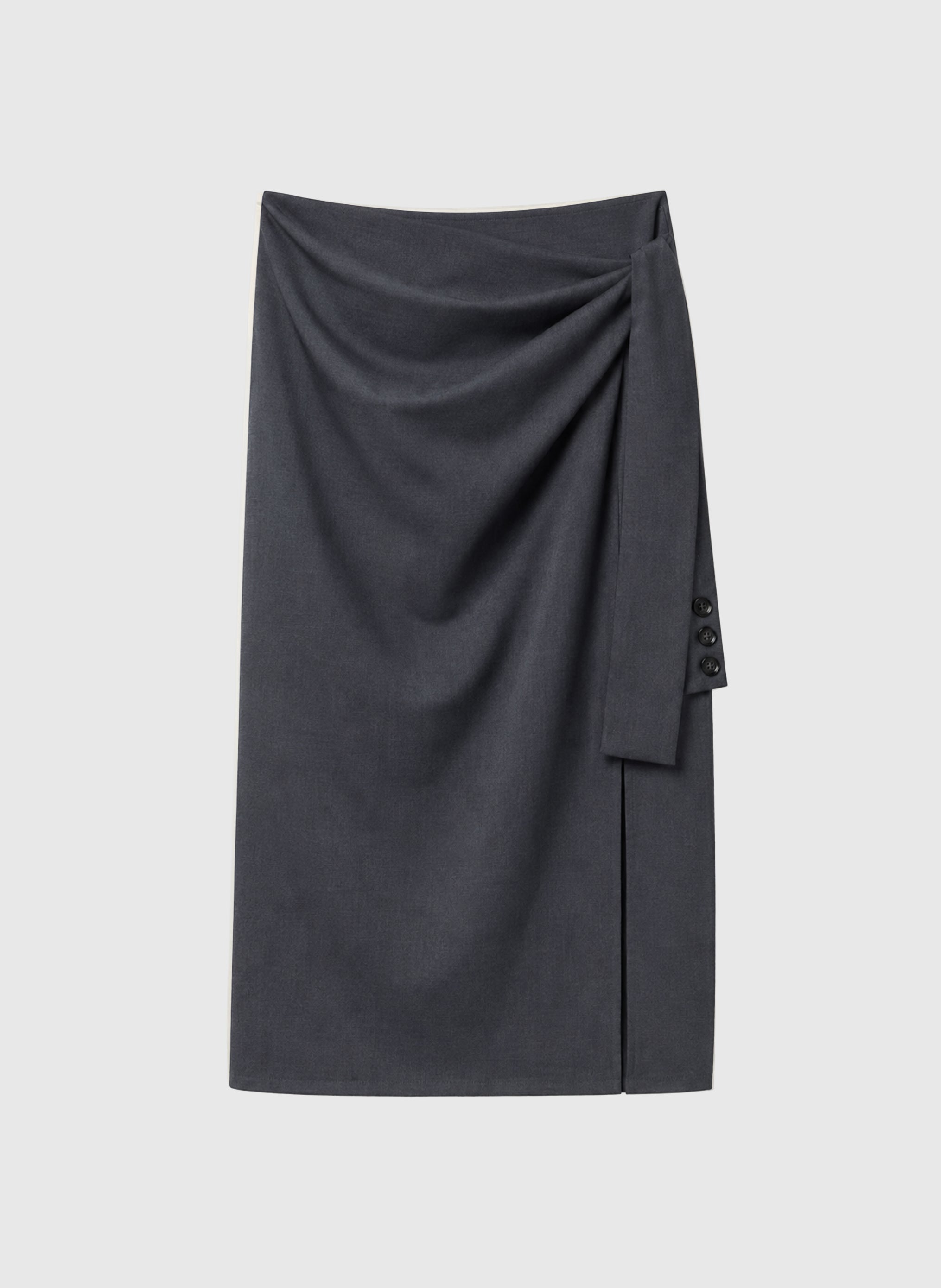 FALDA MIDI JADOMA antracita