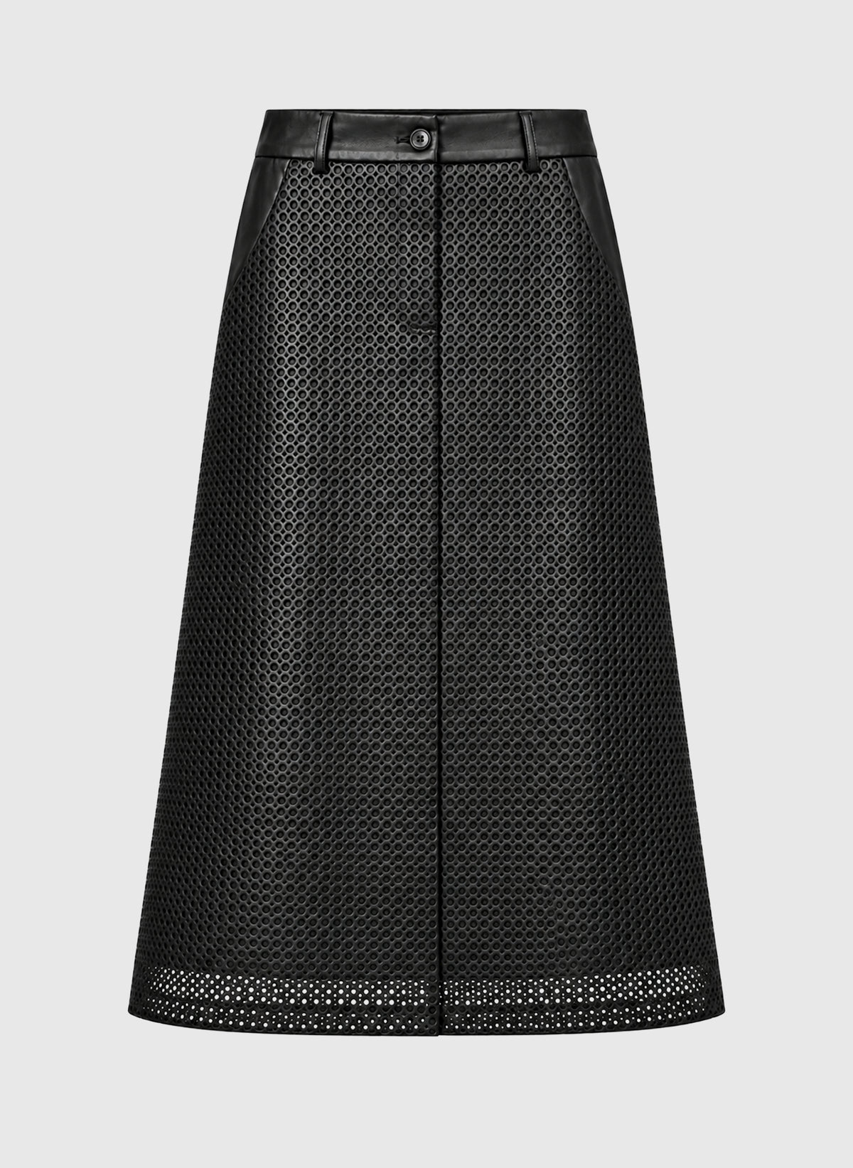 FALDA MIDI JOUKINA negra