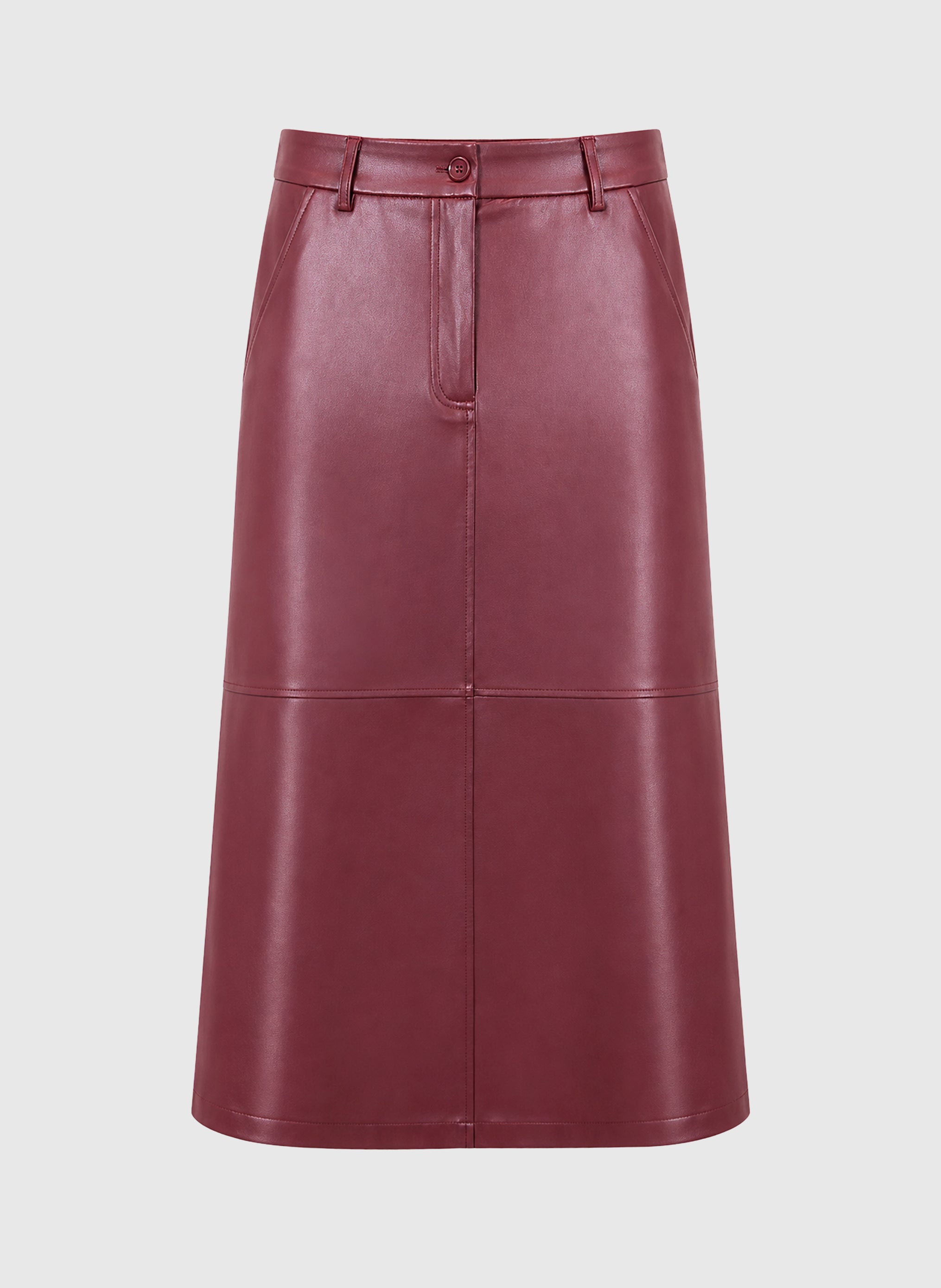 FALDA MIDI JOURIA roja