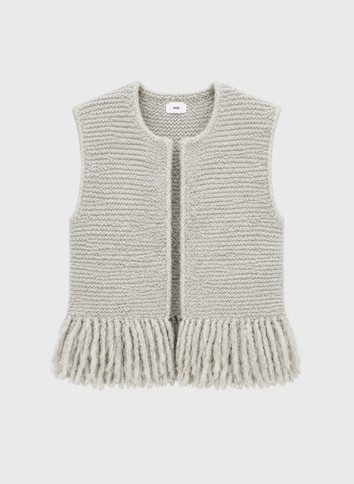 GILET LESHERPA craie