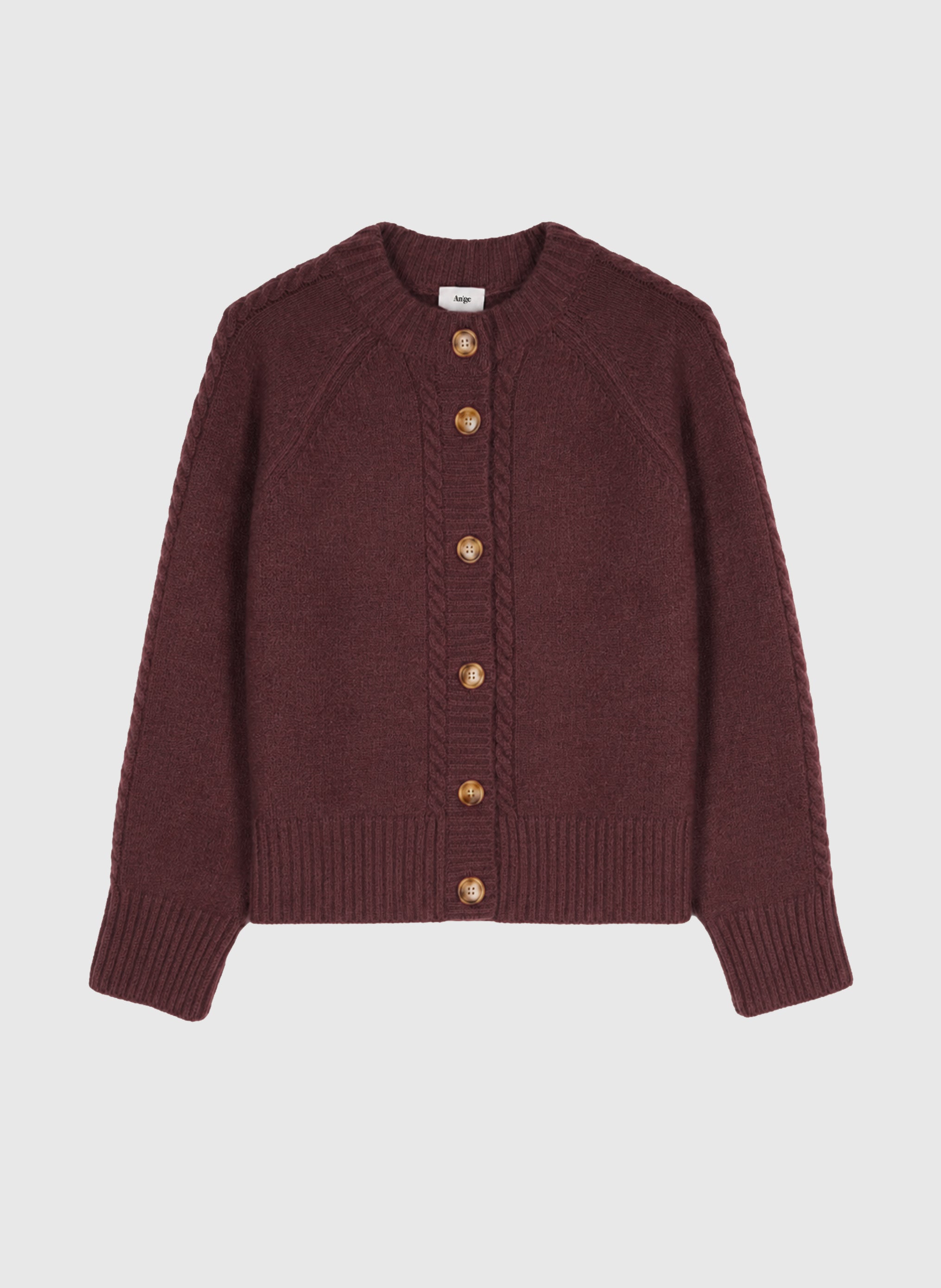 LESSY VEST, burgundy