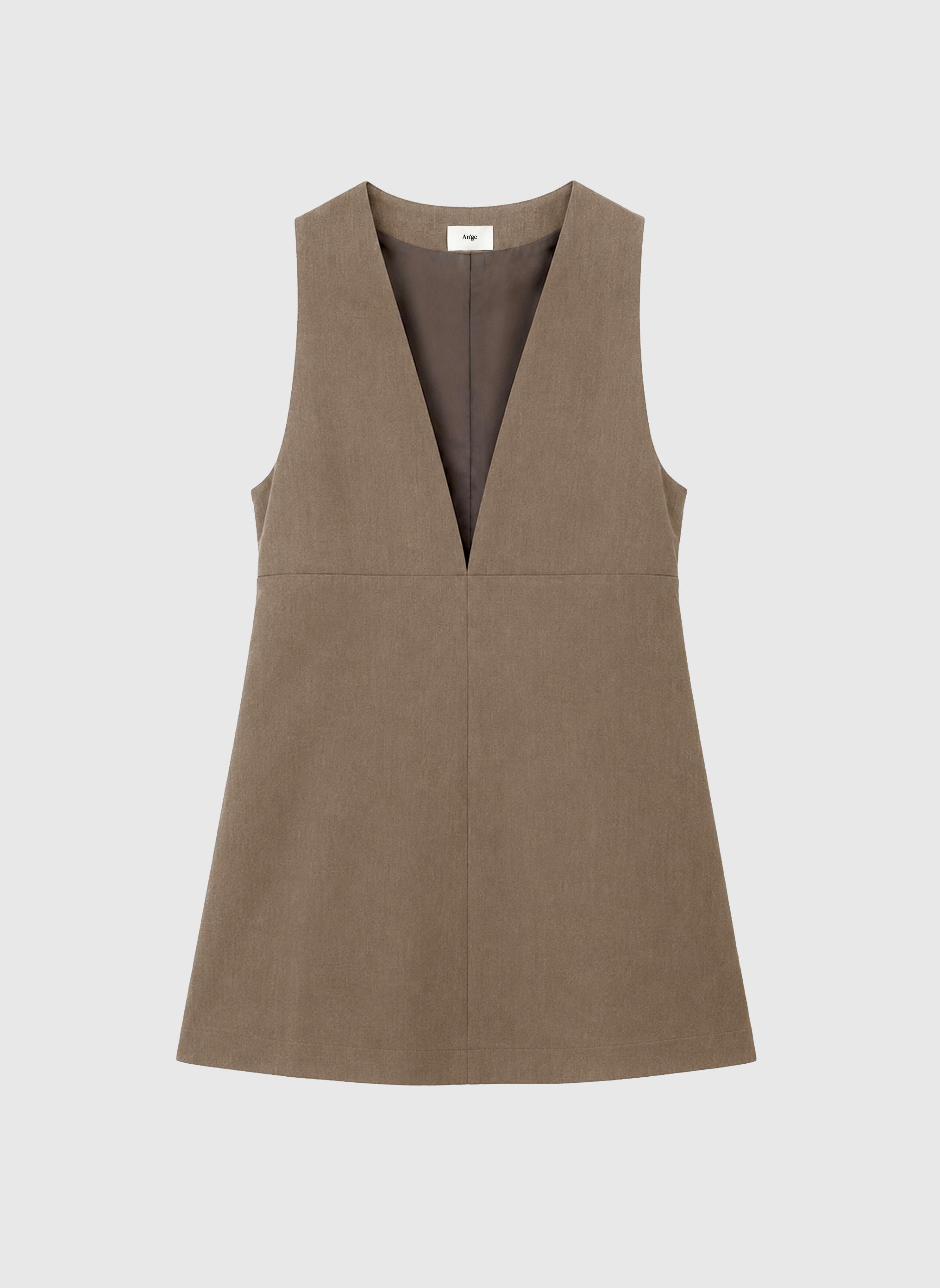 ROBE COURTE MADINA taupe