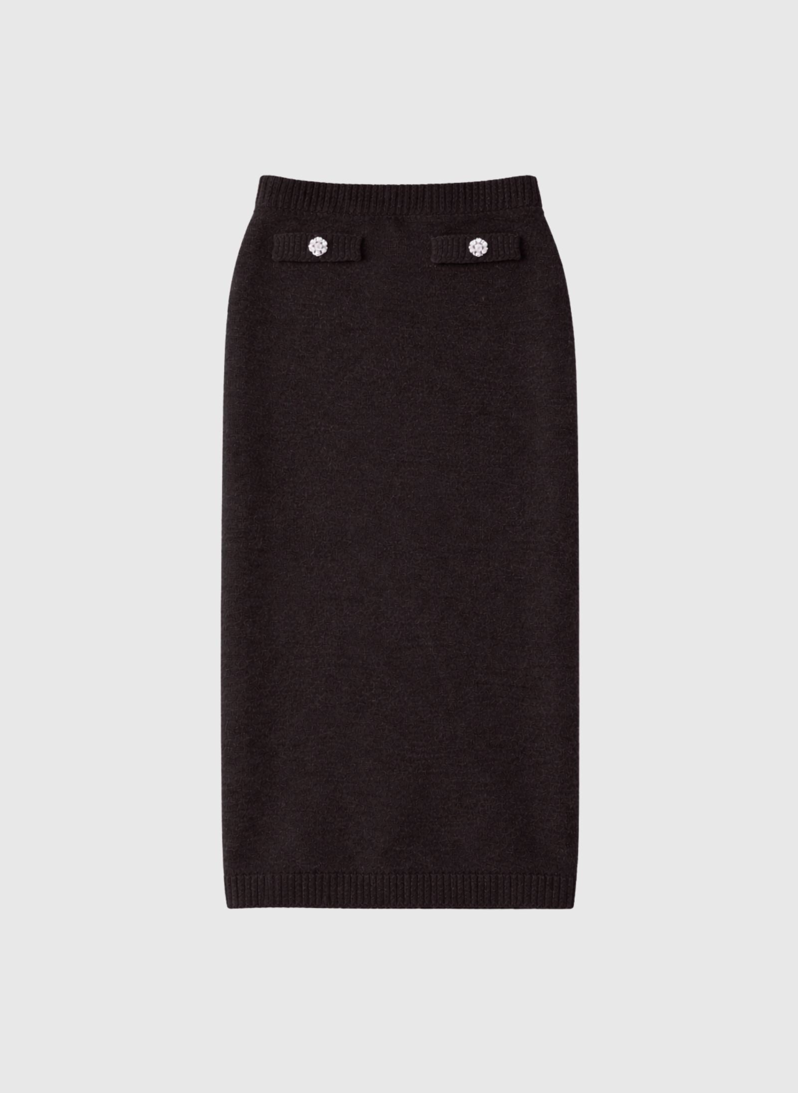 JUPE LONGUE NALONI charbon