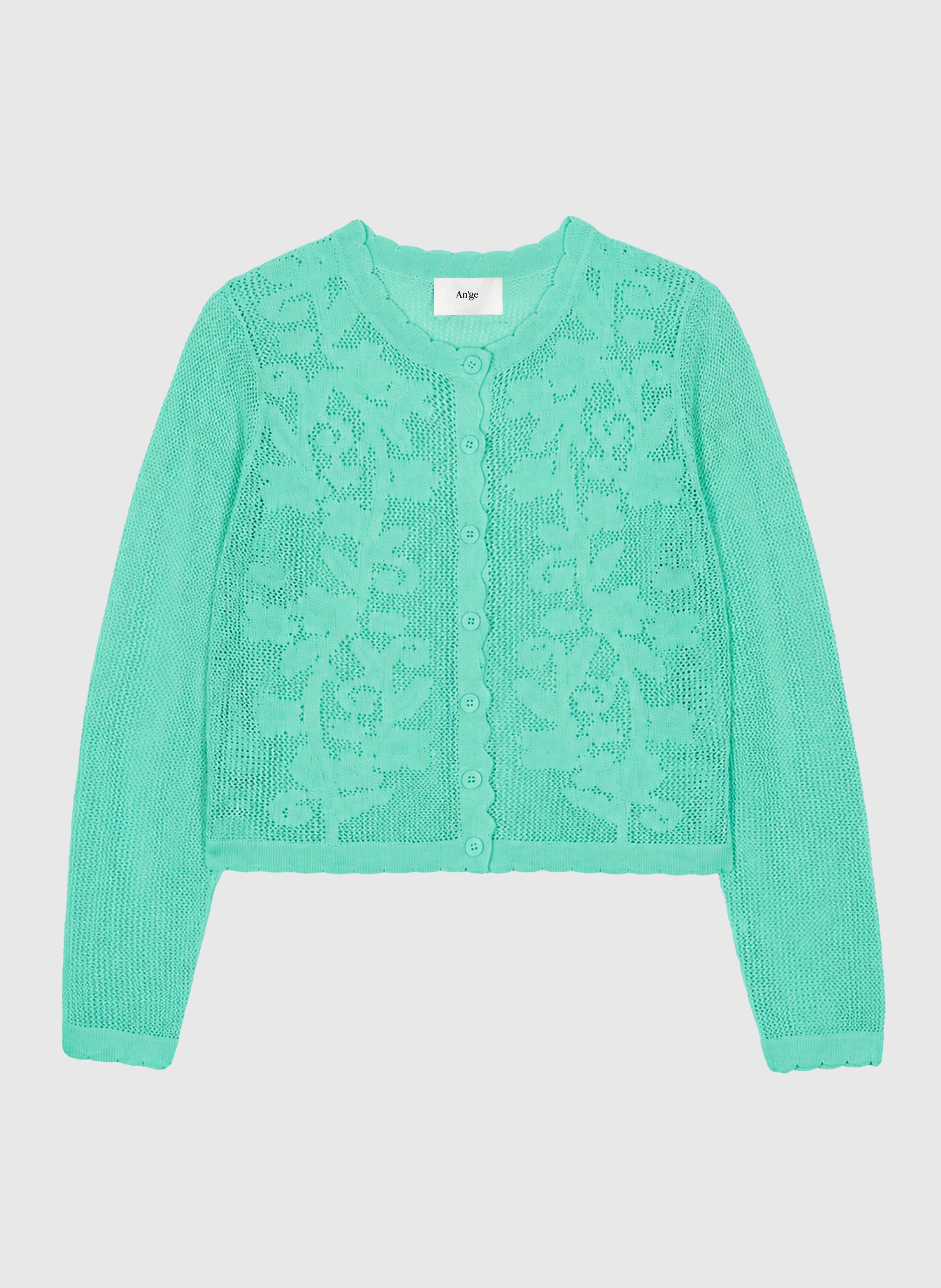 GILET NANITA jade