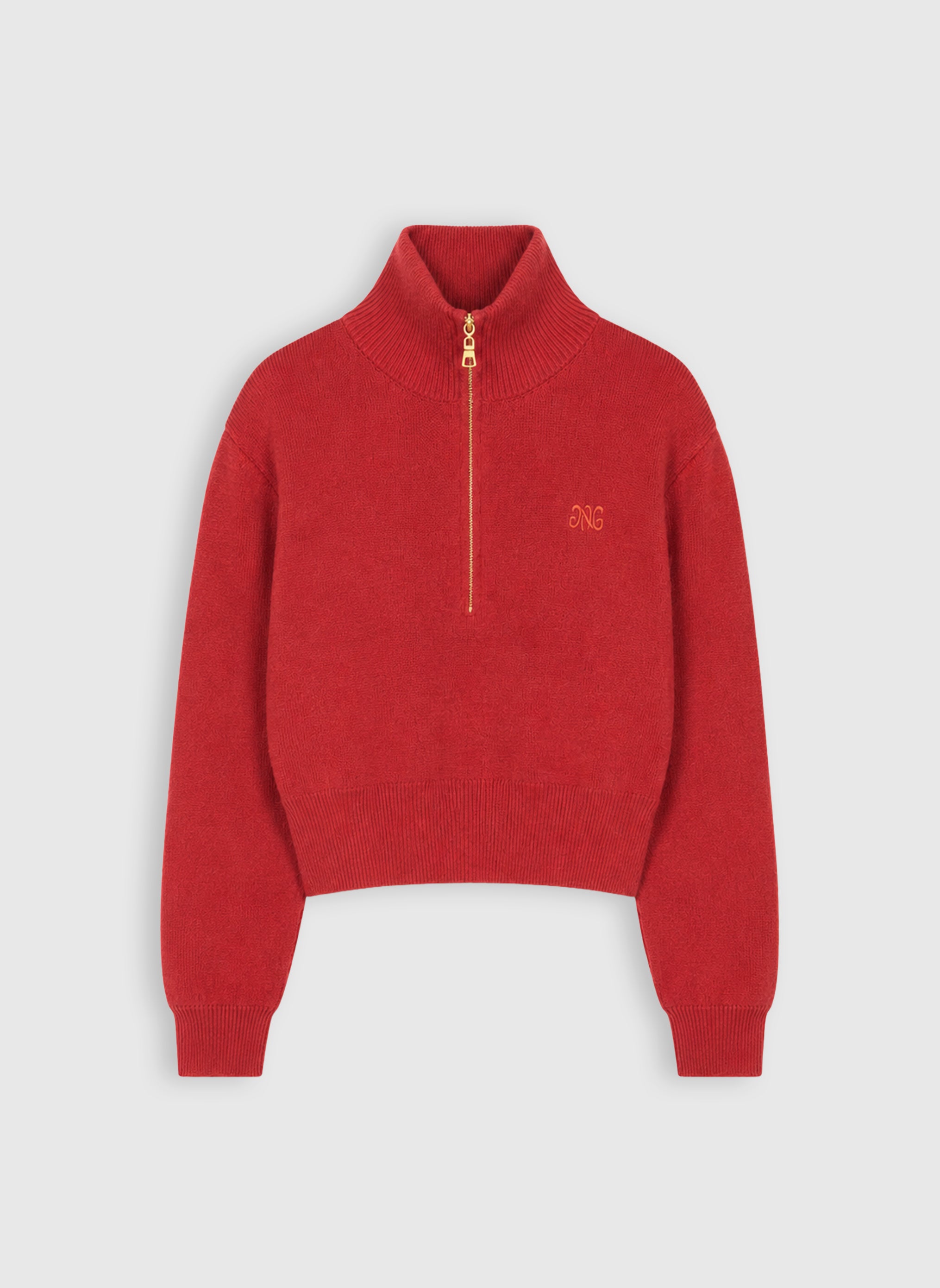 NAZARIO Sweater in Vermilion