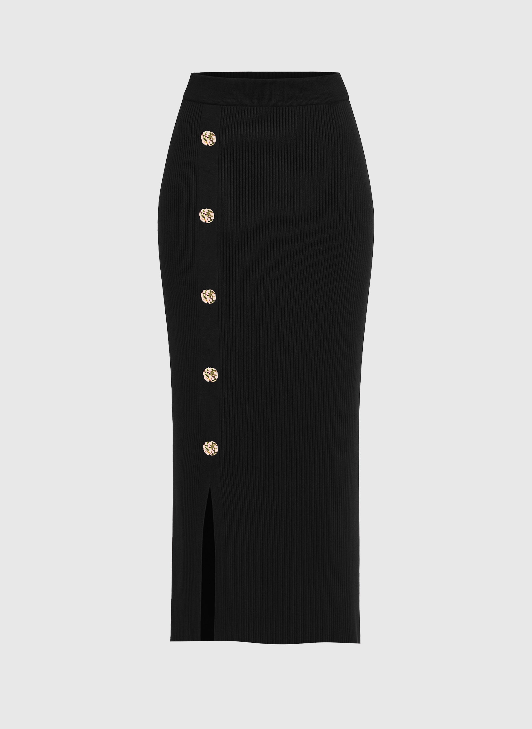 JUPE LONGUE NINA noir