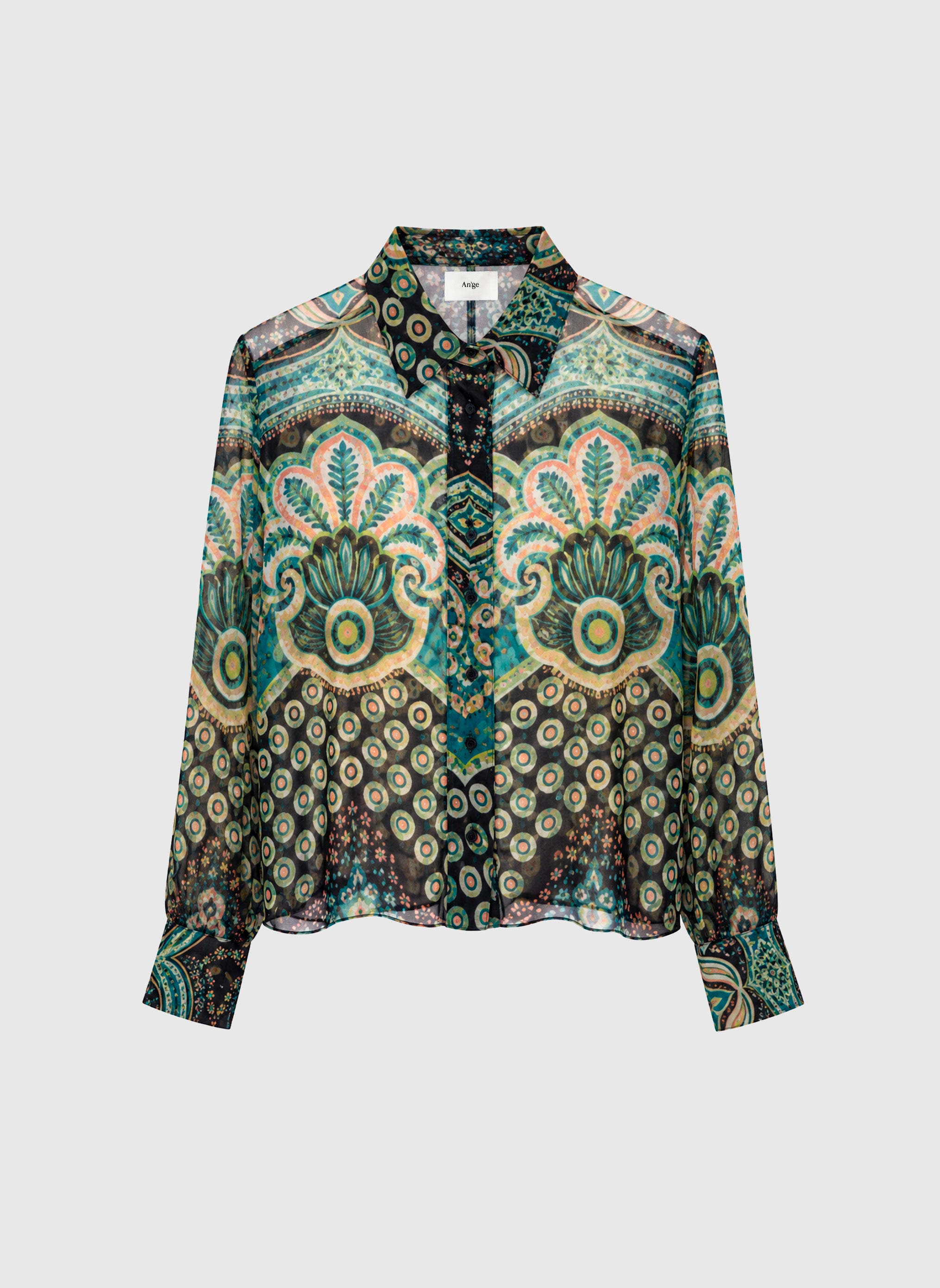 CHEMISE SARILA balmera turquoise