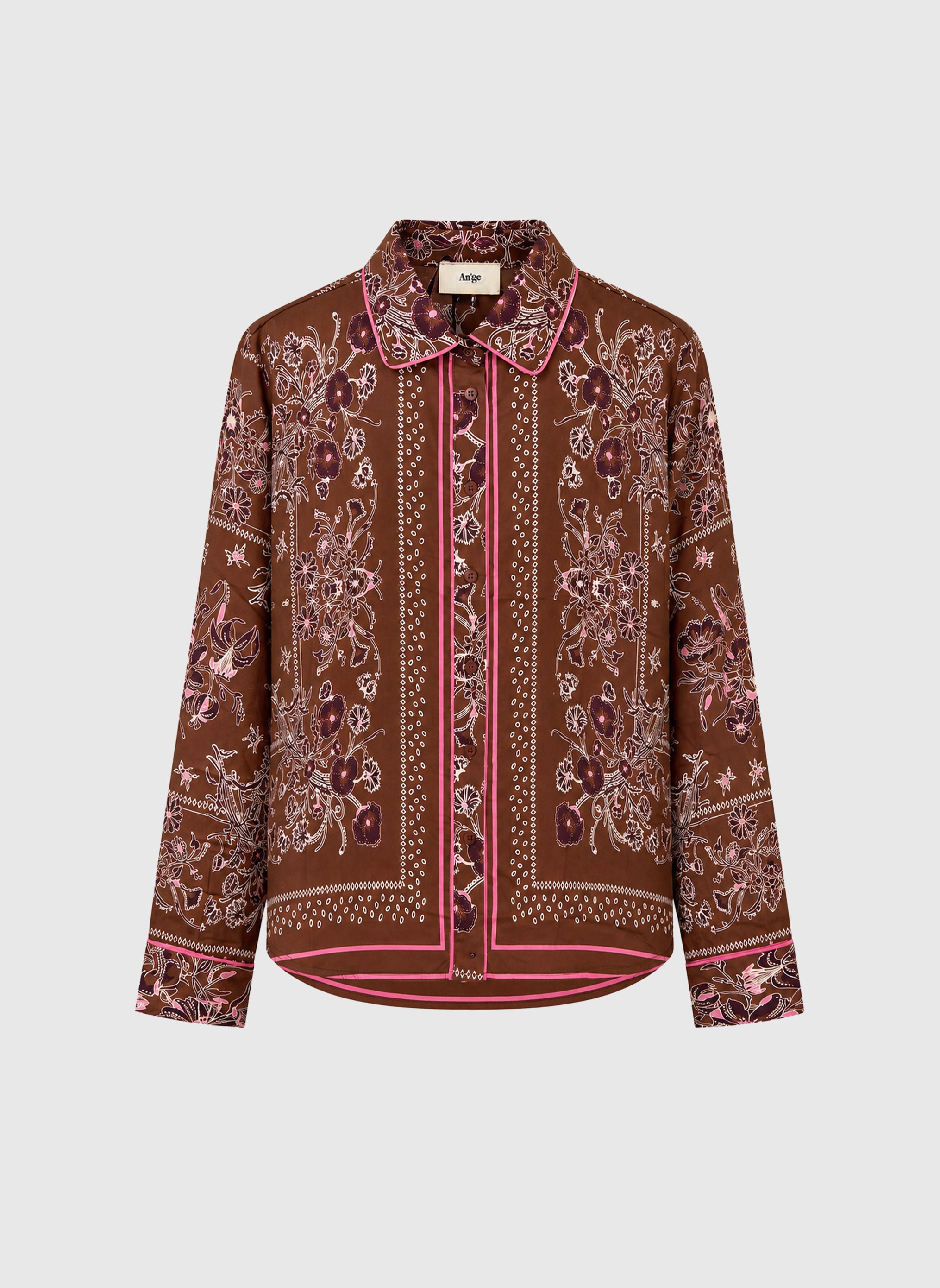CAMISA SELANY Passila, color chocolate