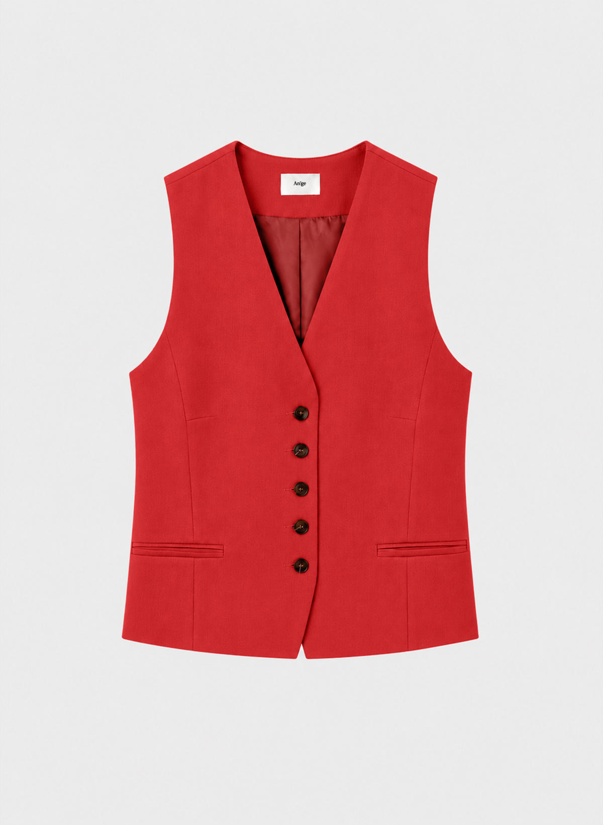 VESTE ZALY vermillon