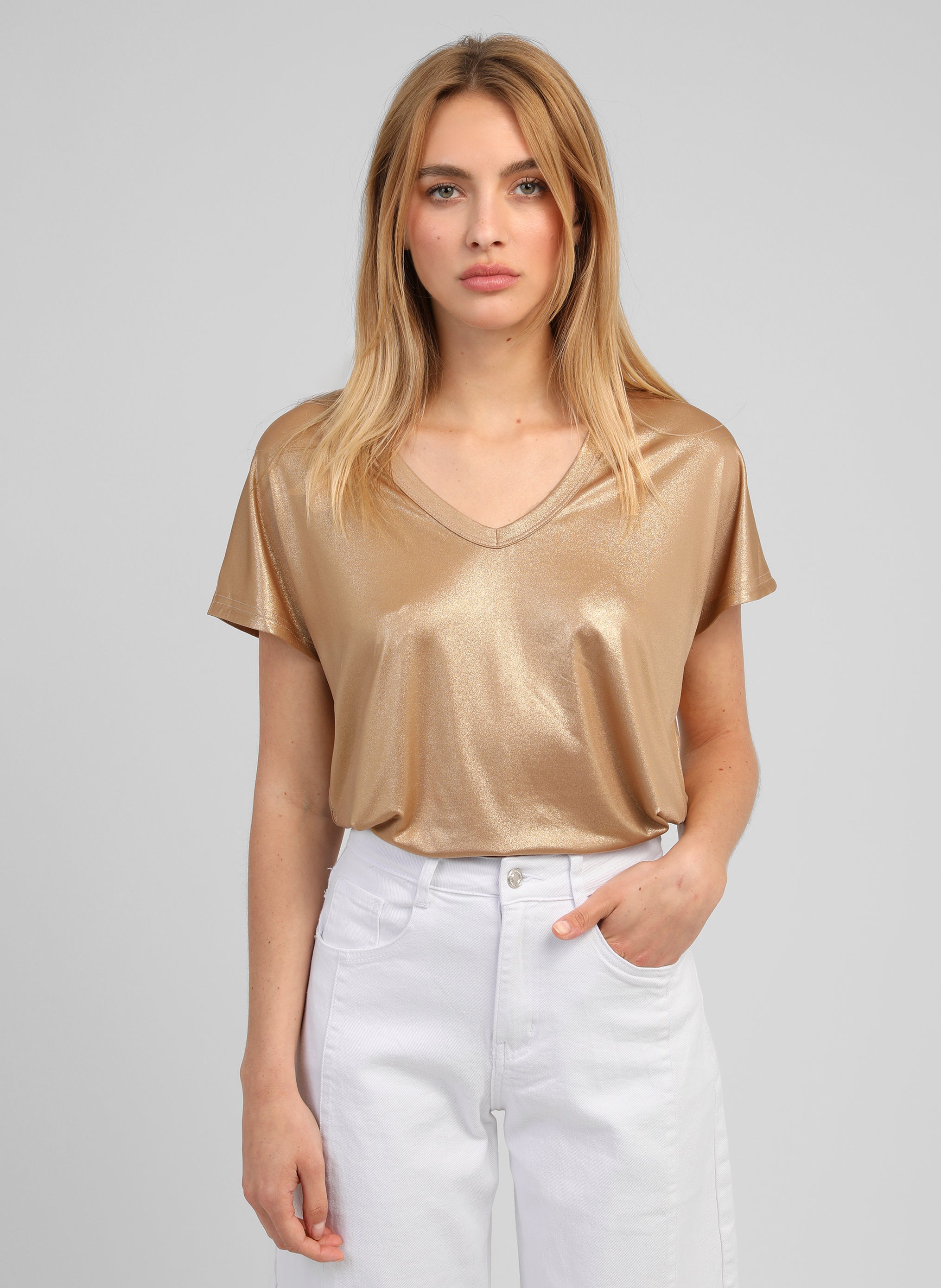 T-SHIRT AGNEZA beige
