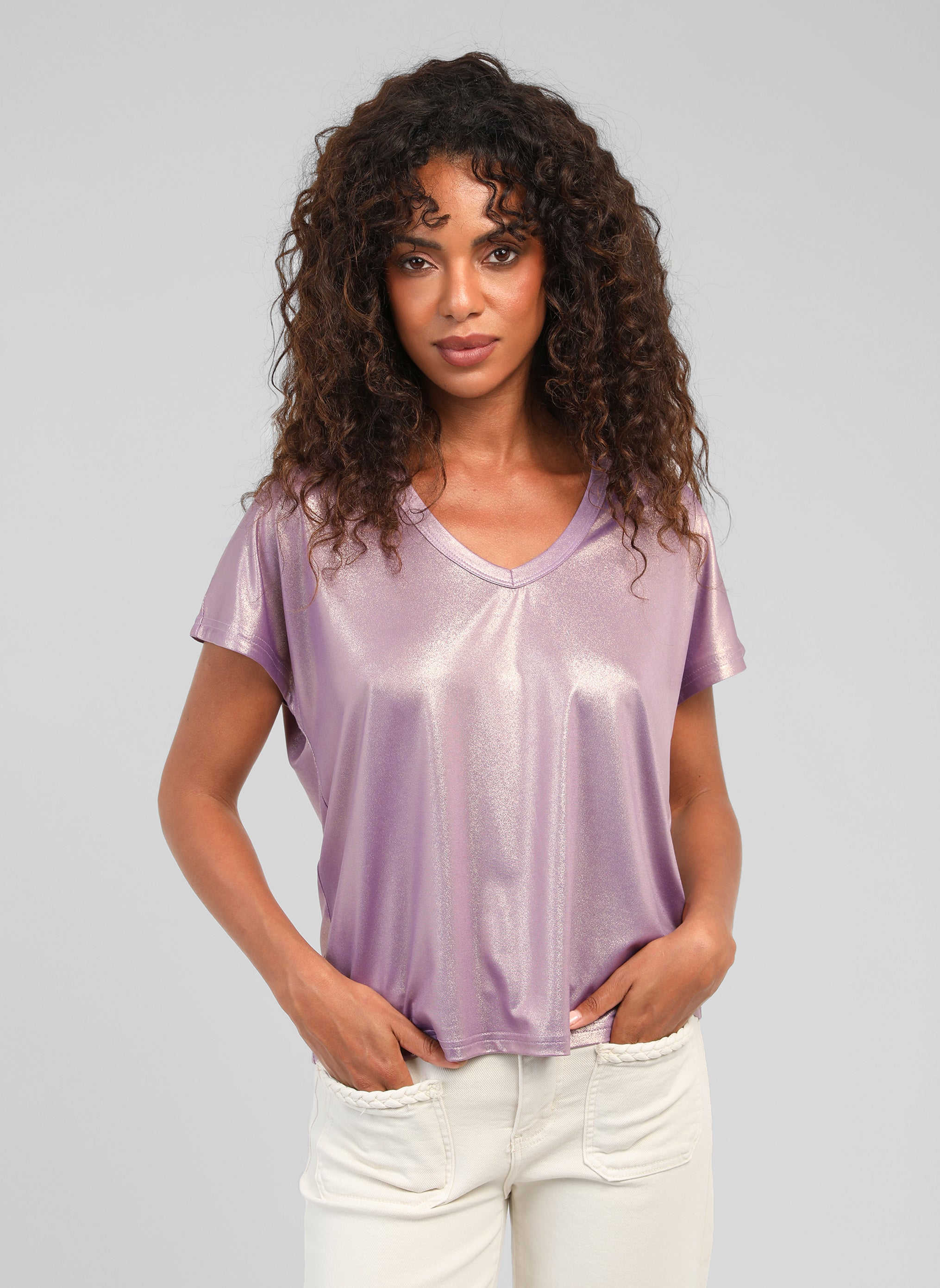 T-SHIRT AGNEZA parme