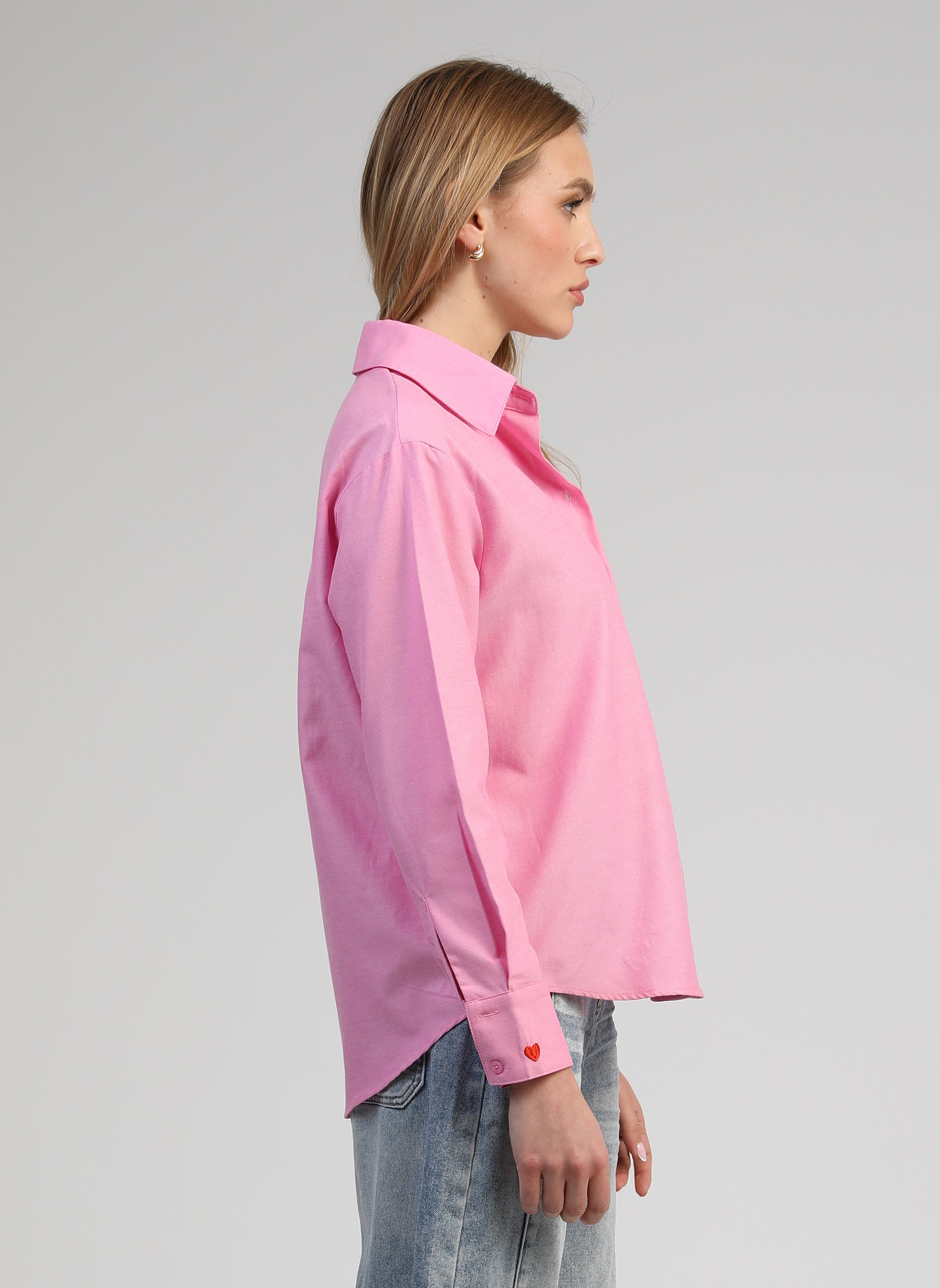 CHEMISE AIMALY rose