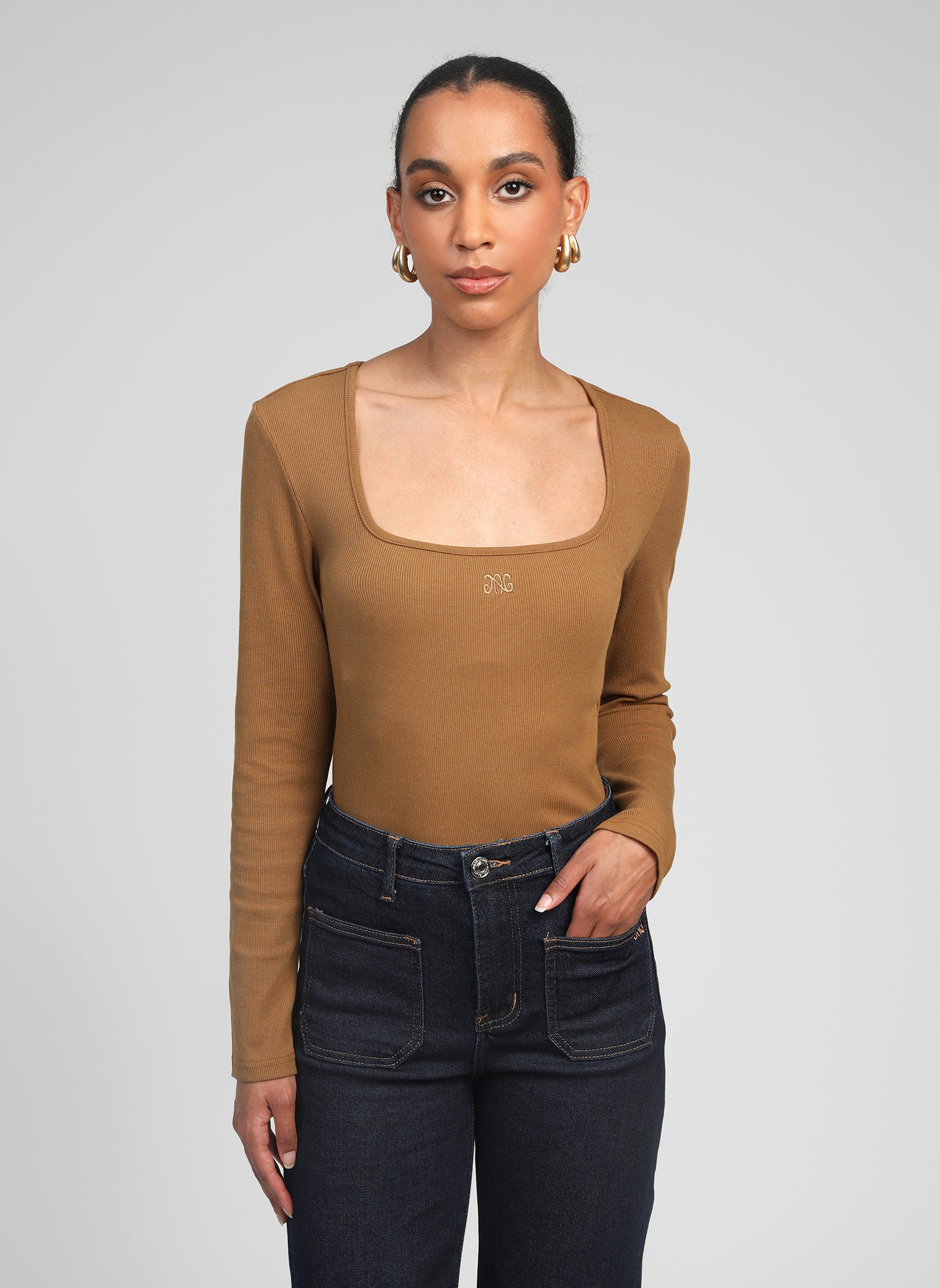 AKCEL T-SHIRT hazelnut