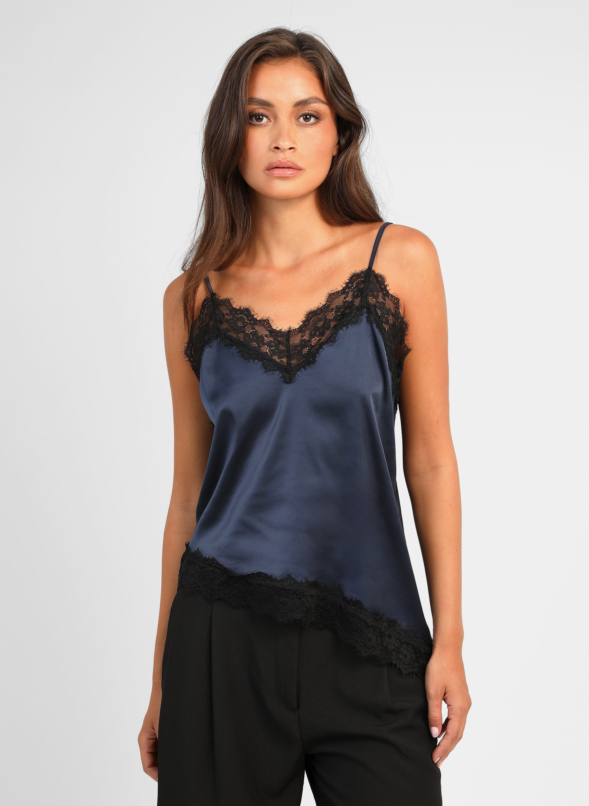 CAMISETA SIN MANGAS ALEXINE azul marino