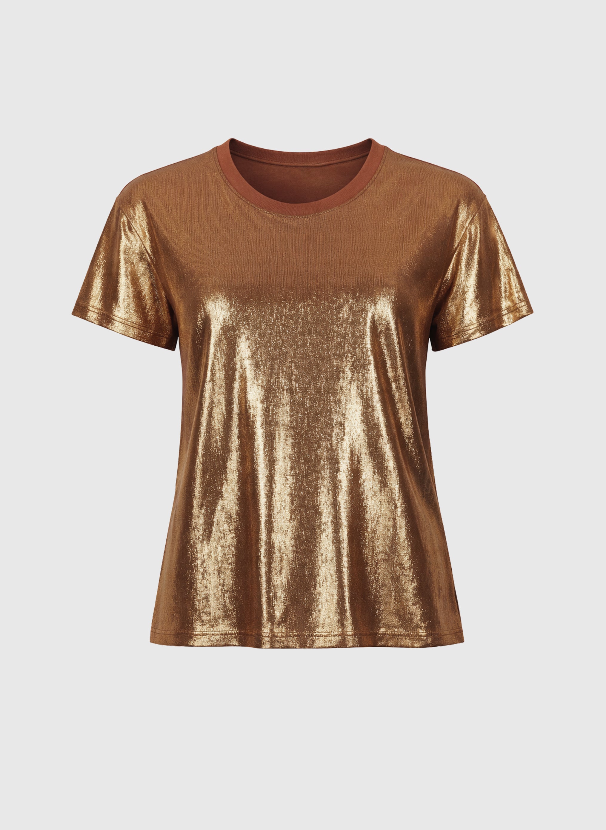 T-SHIRT ALIZA camel