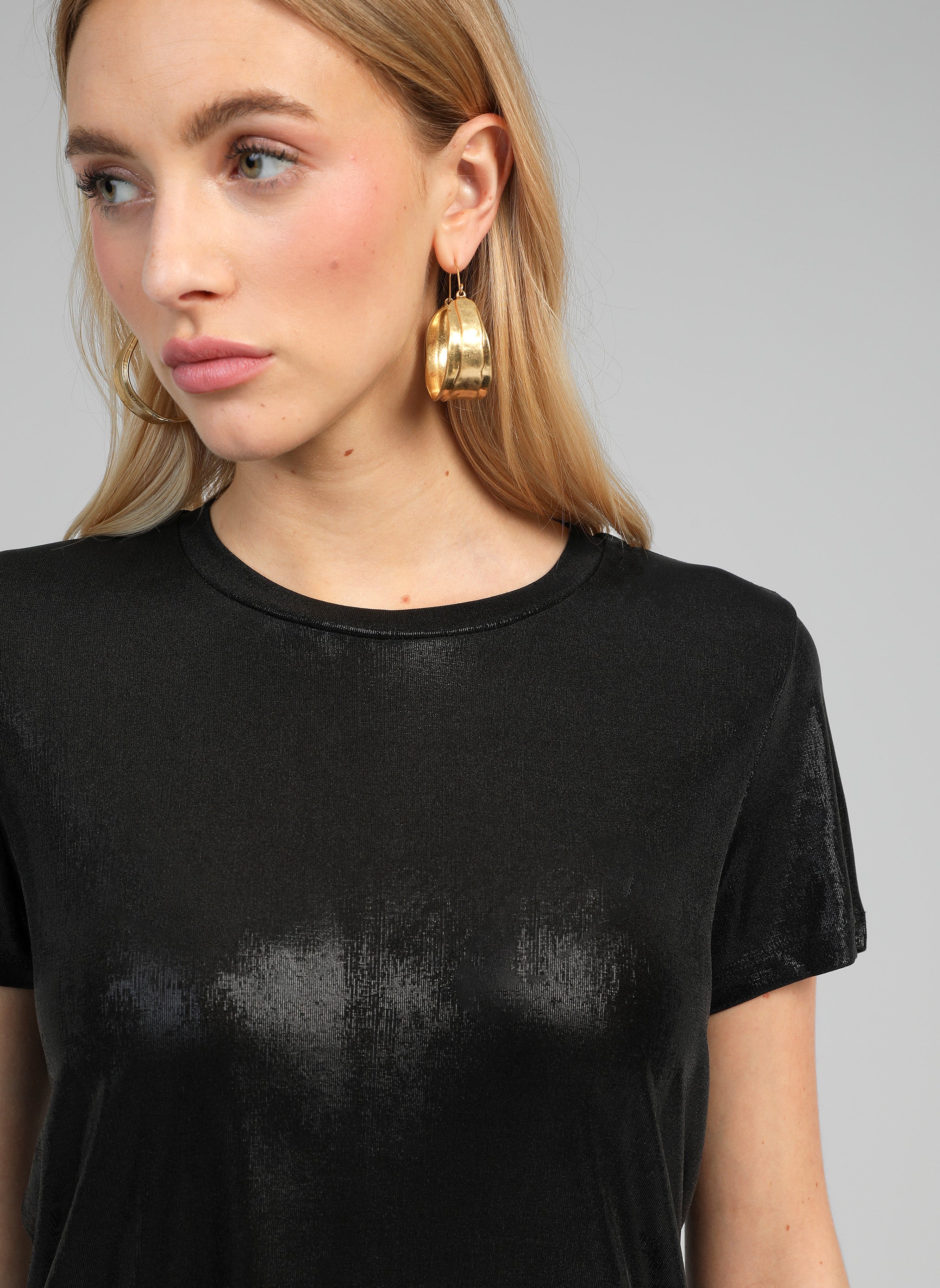 T-SHIRT ALIZEANI noir