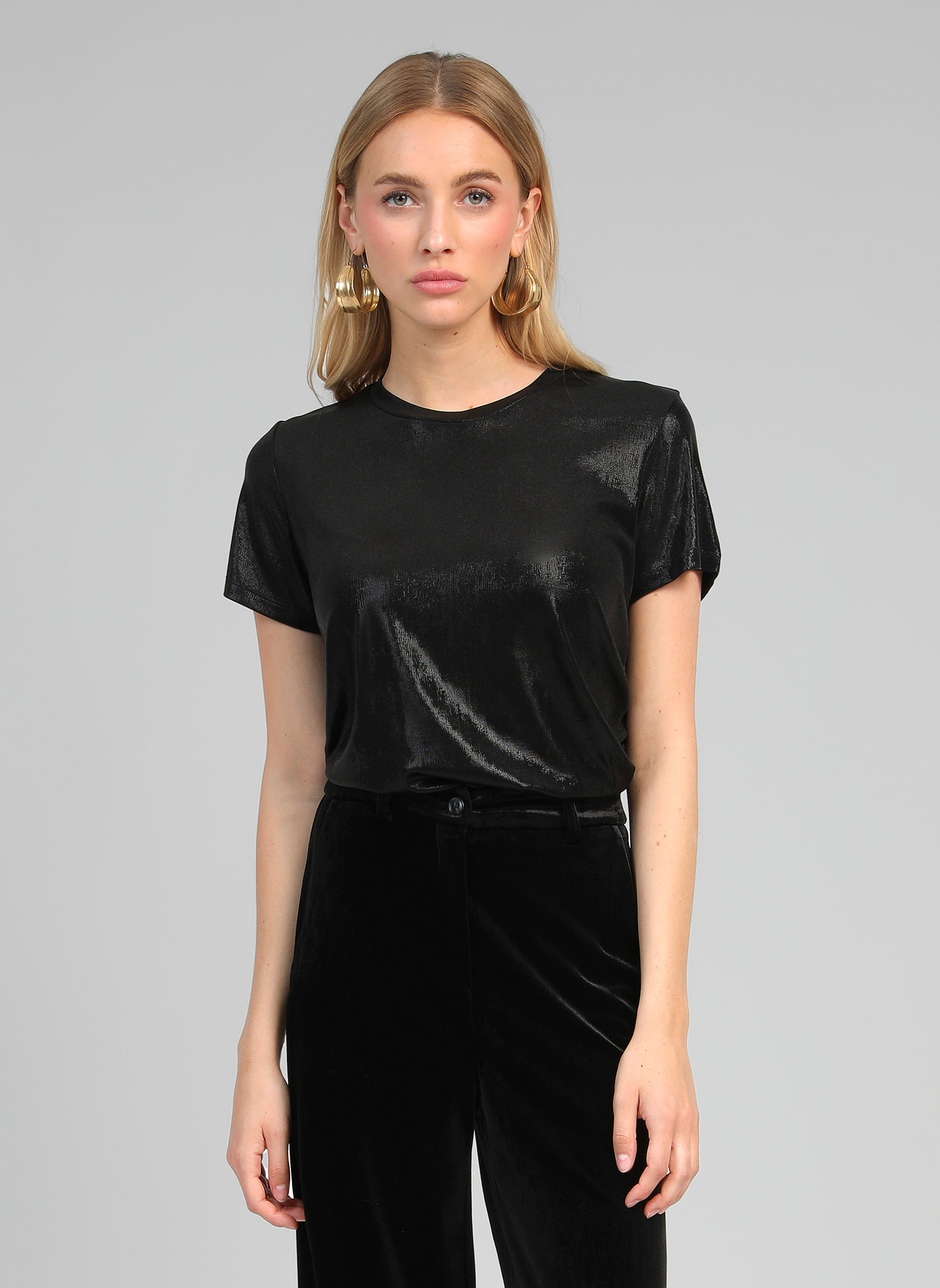 T-SHIRT ALIZEANI noir