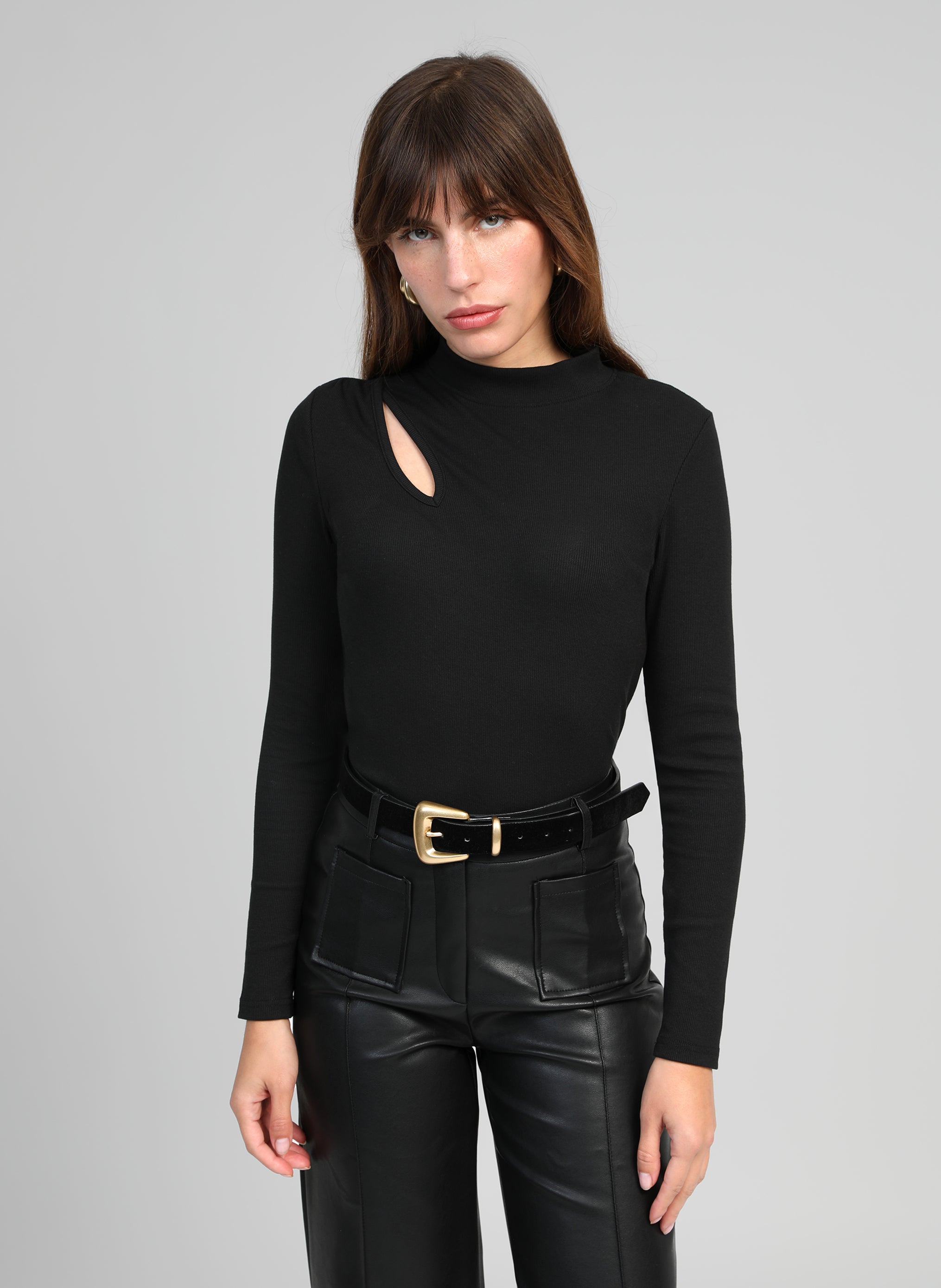 T-SHIRT AMELLE noir