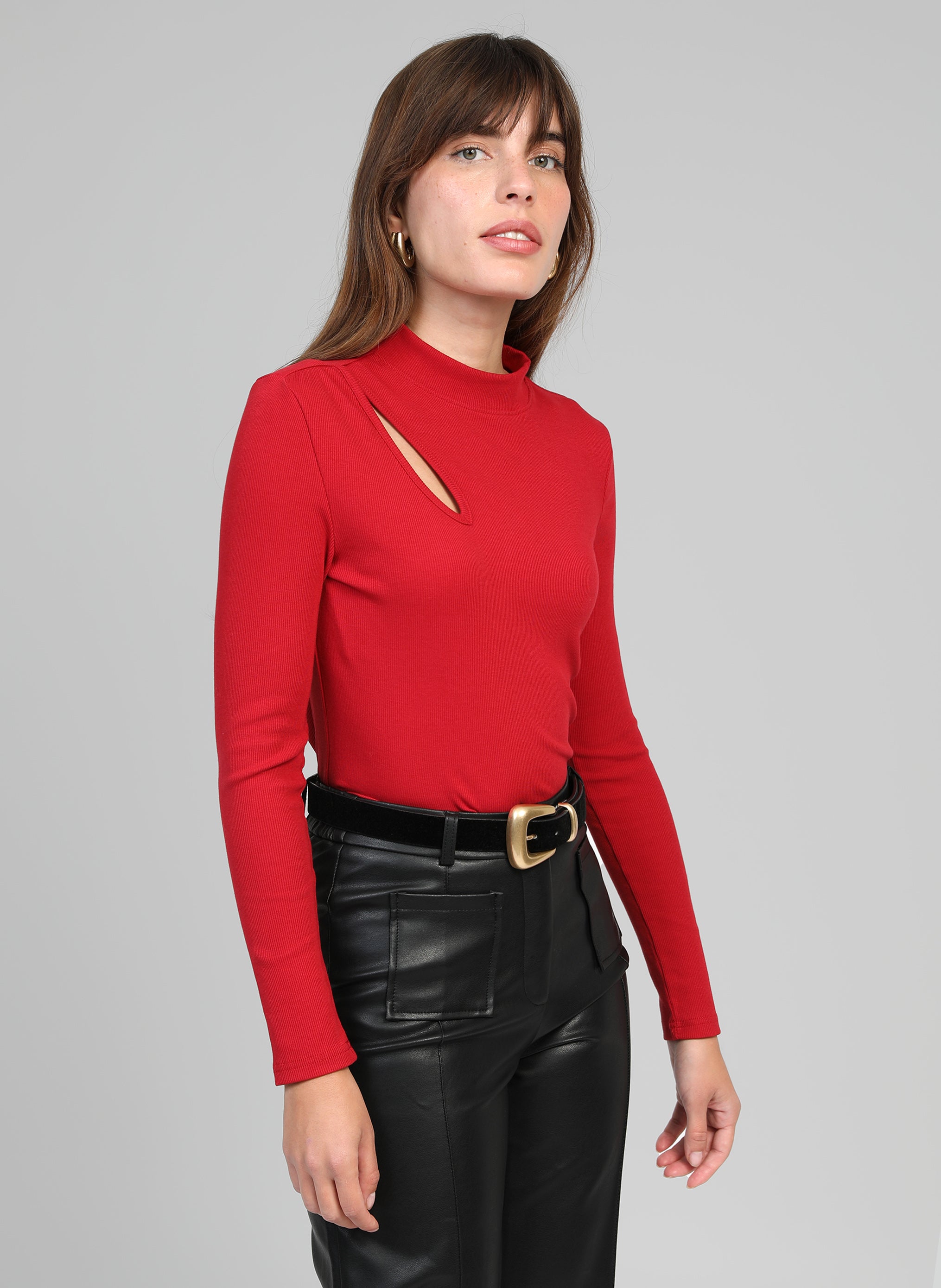 T-SHIRT AMELLE rouge