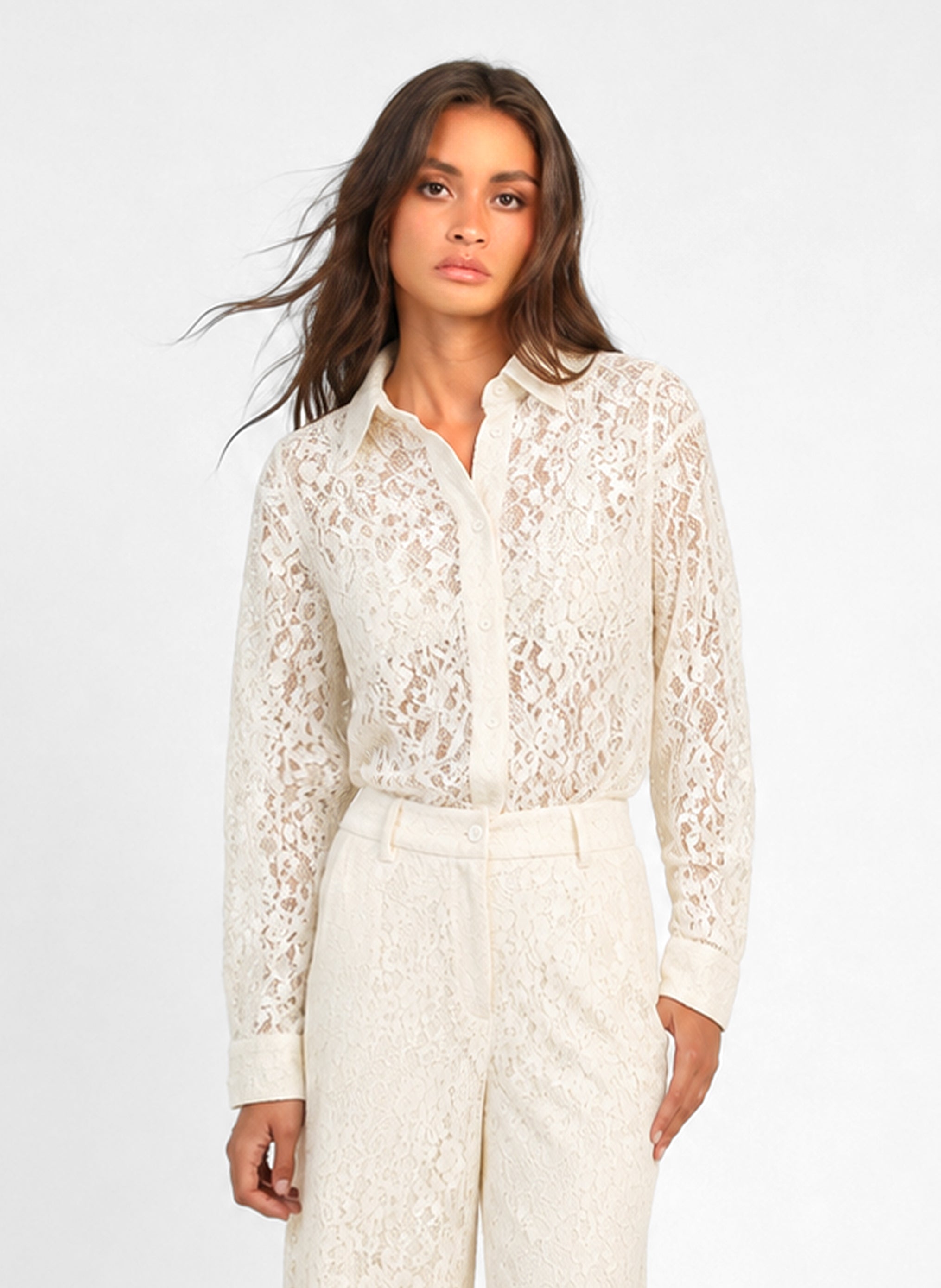 AMONINA Shirt, Ecru