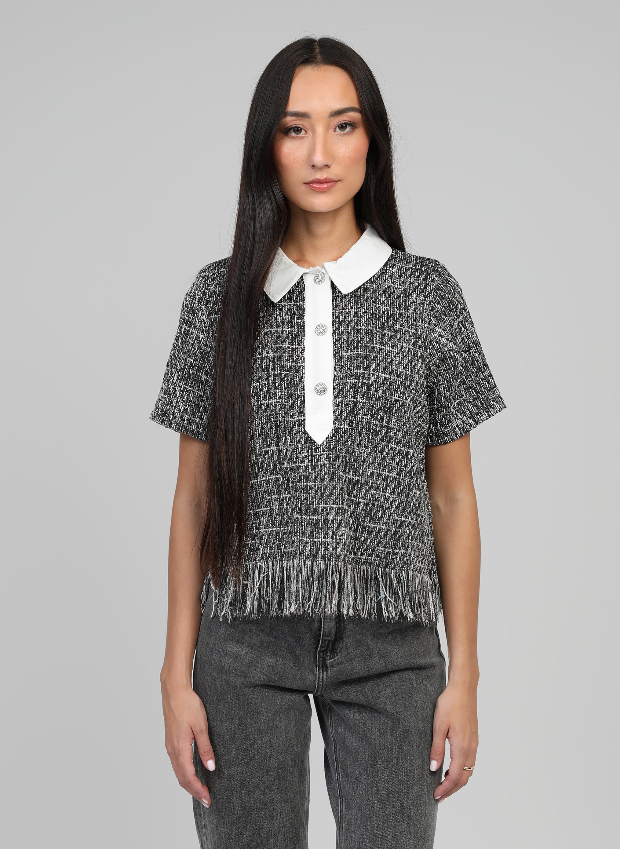 POLO AMYNA noir