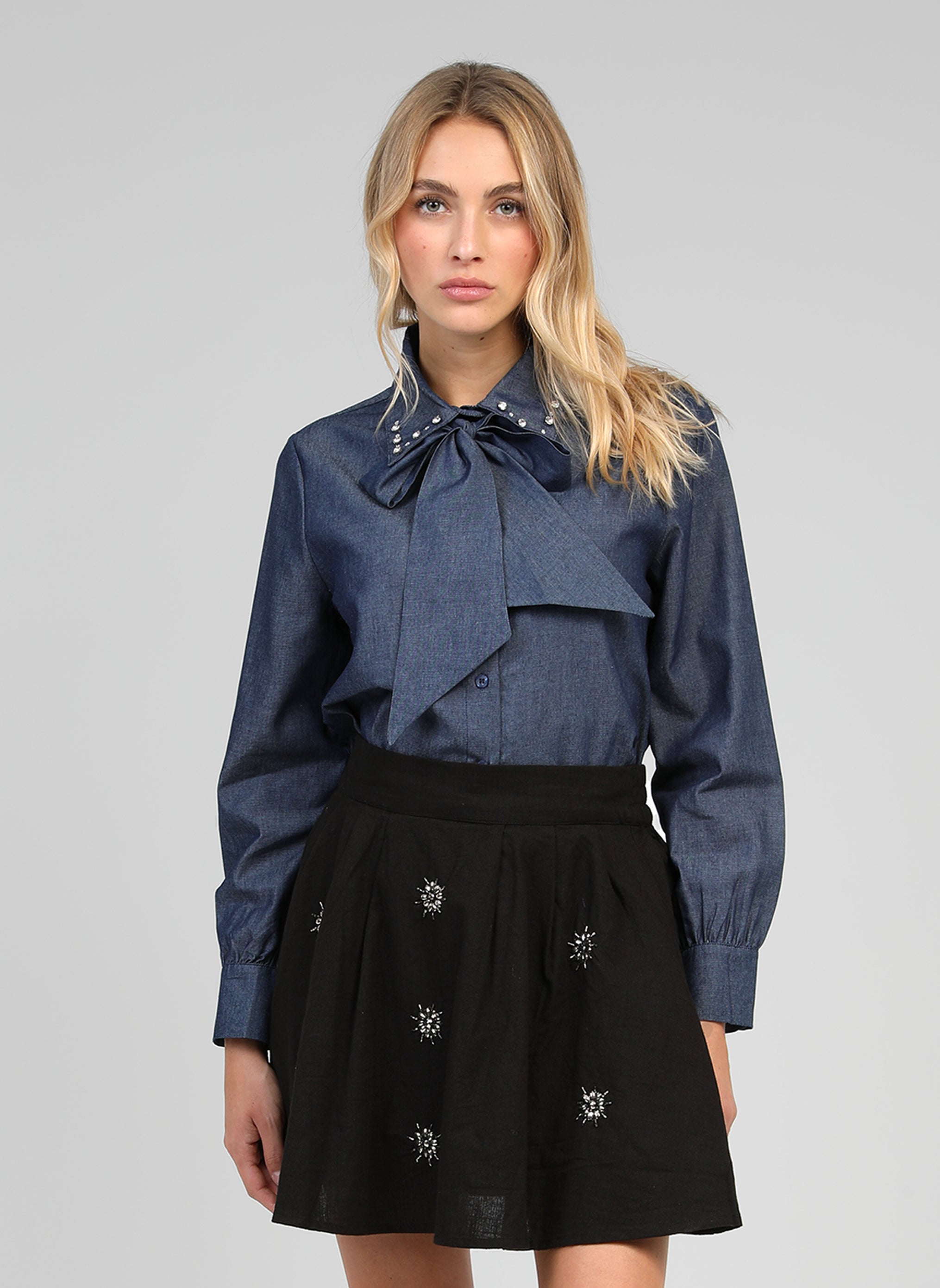 ANOUA indigo SHIRT