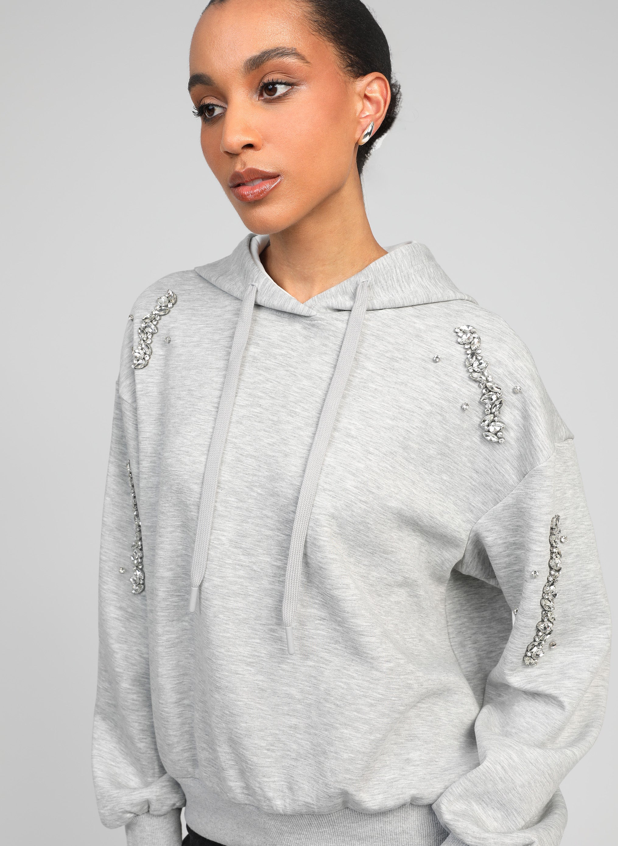 SWEAT AROBY gris chiné