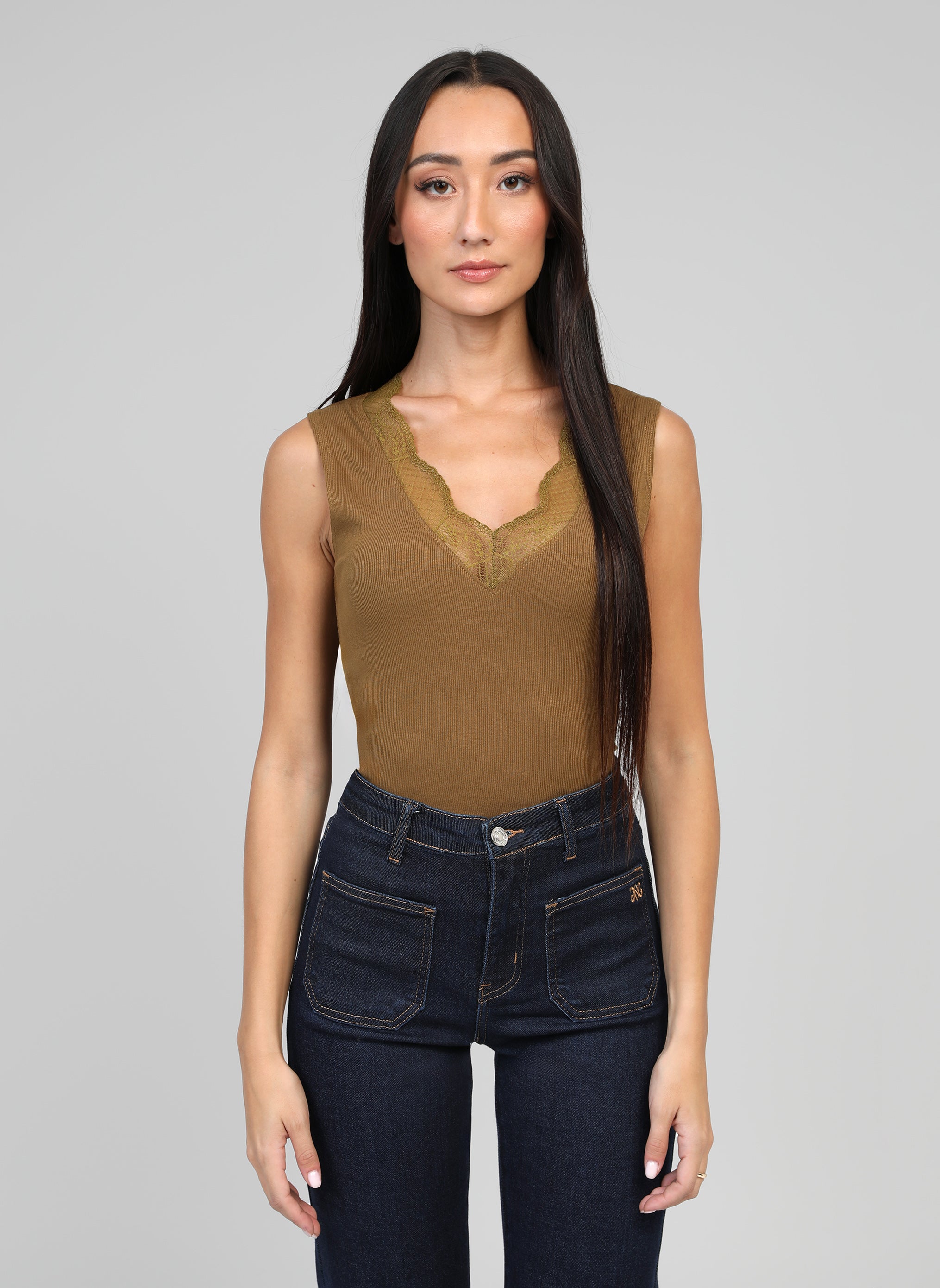 DEBARDEUR ASTURIE olive