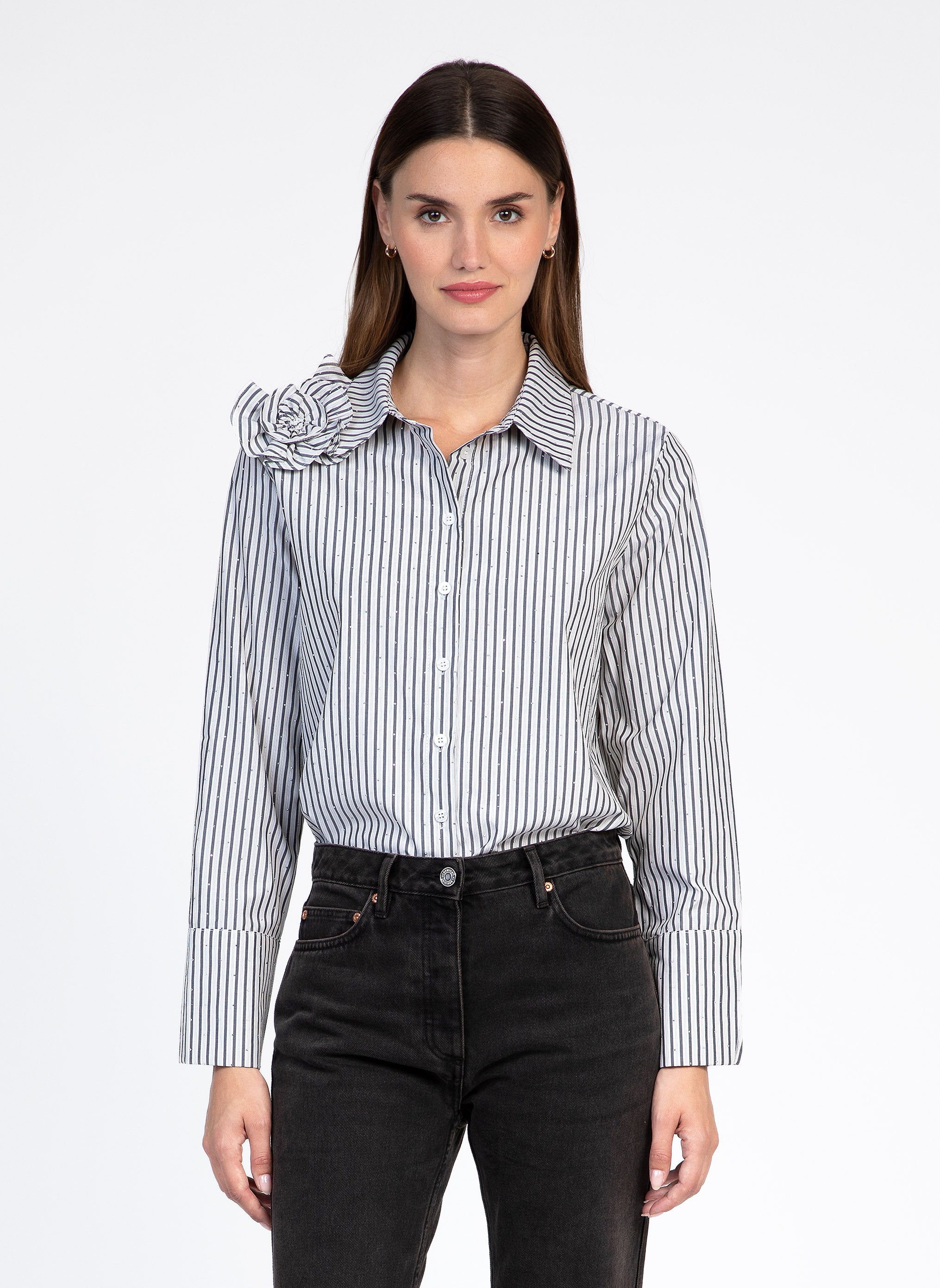 CHEMISE AUDRENE gris