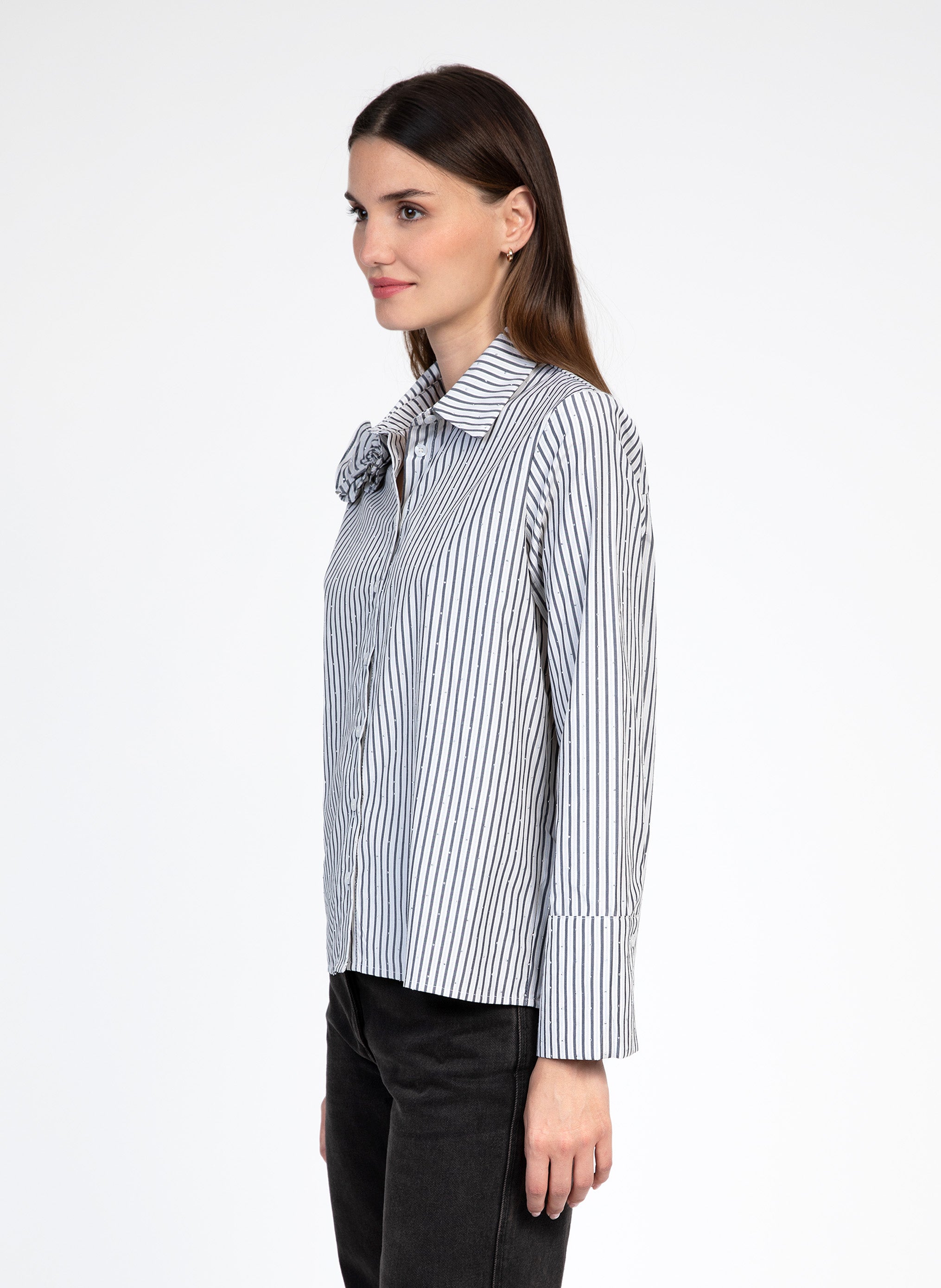 CHEMISE AUDRENE gris