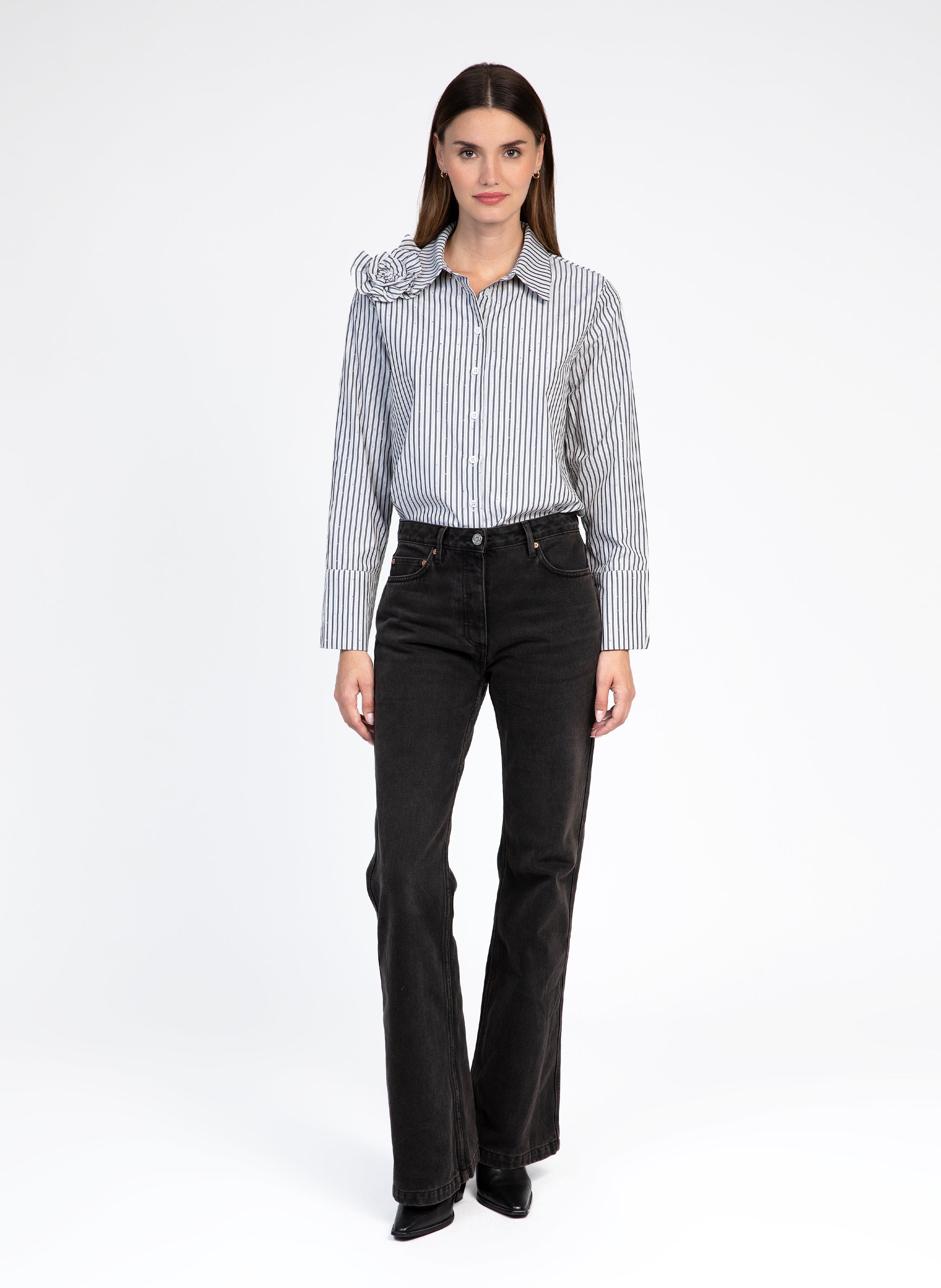 CHEMISE AUDRENE gris