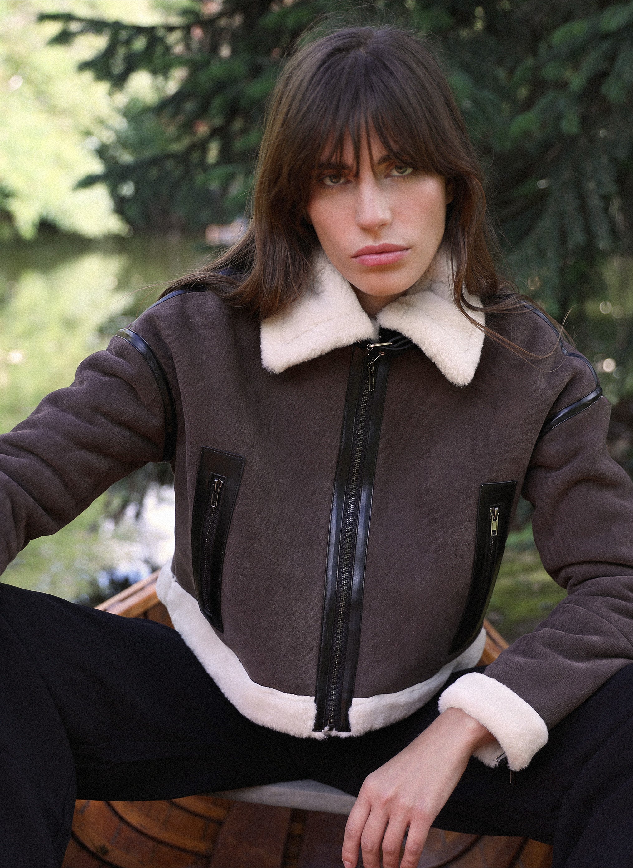 BLOUSON CALAO chocolat