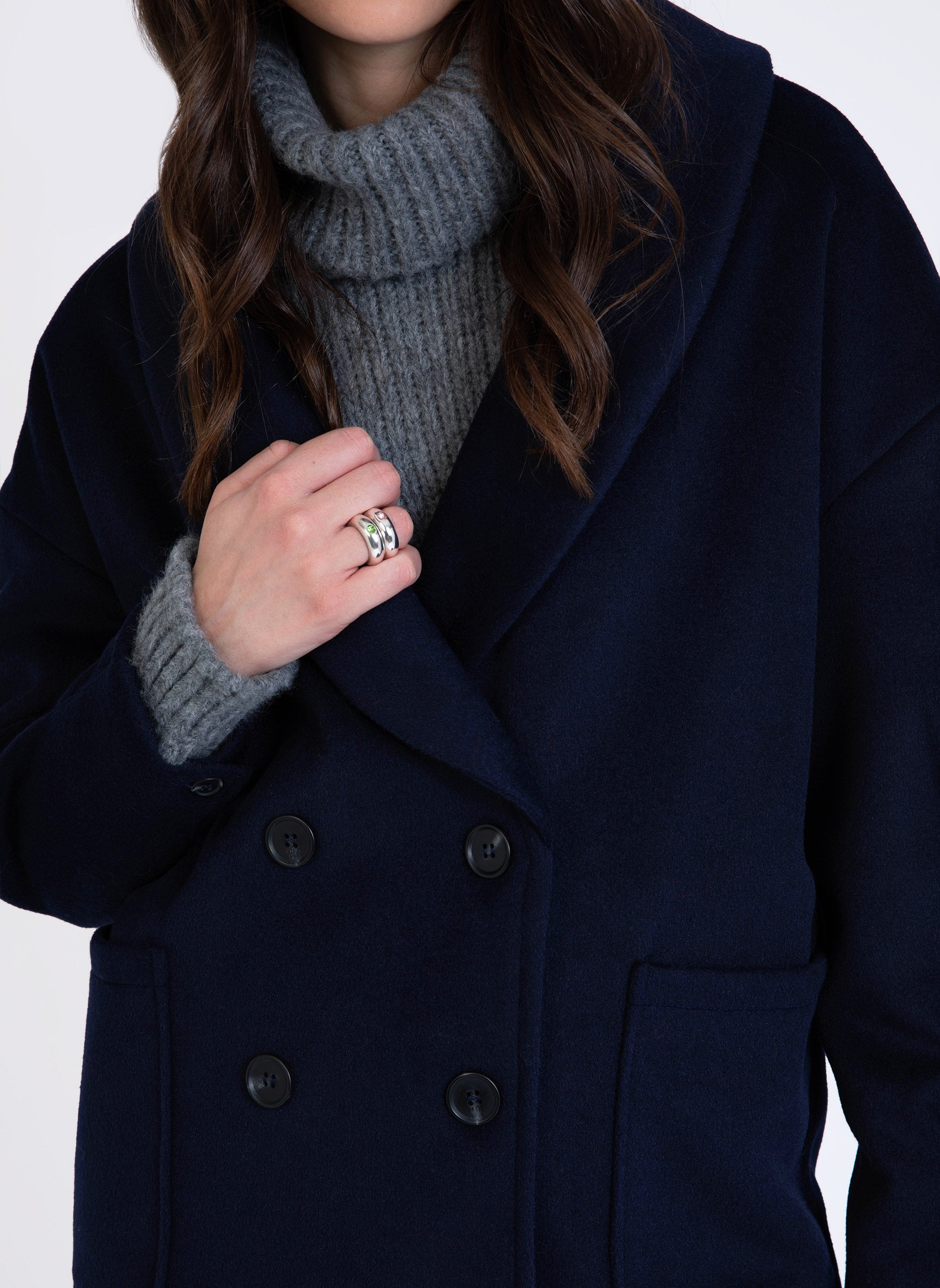 MANTEAU CALISTA amiral